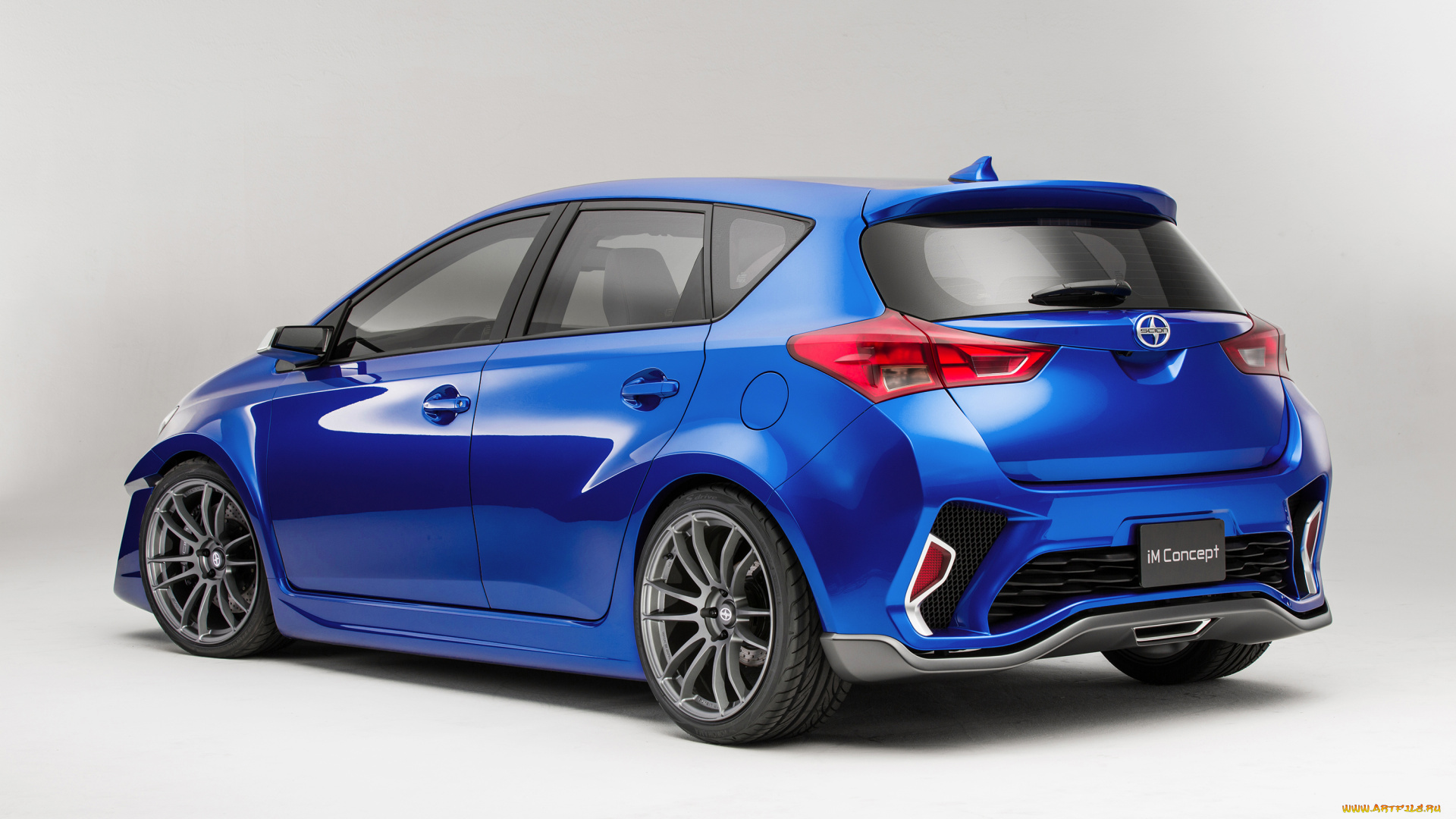 автомобили, scion, concept, im, 2014г, синий