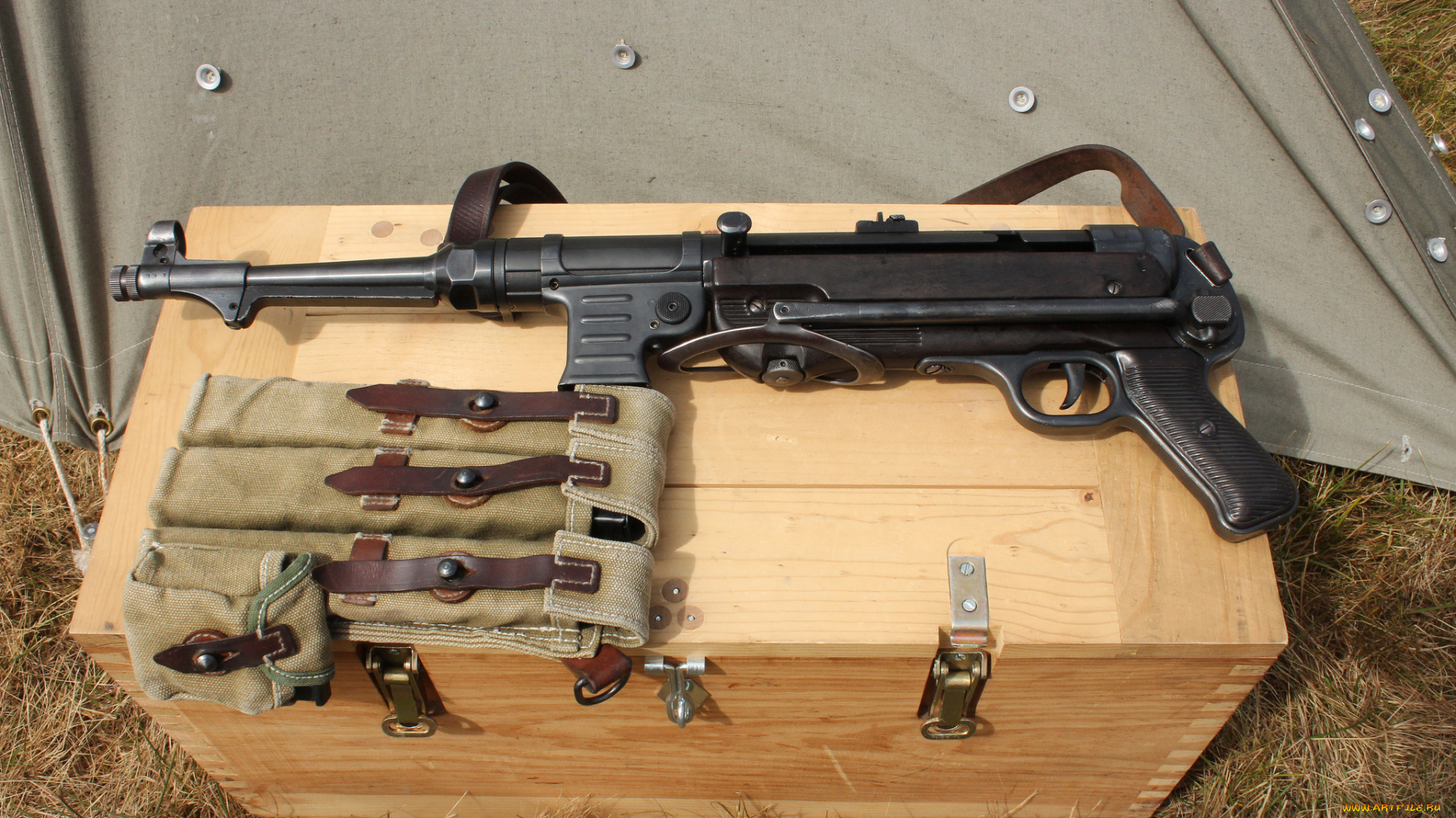 оружие, автоматы, второй, времён, пистолет-пулемёт, mp, 40, войны, мировой