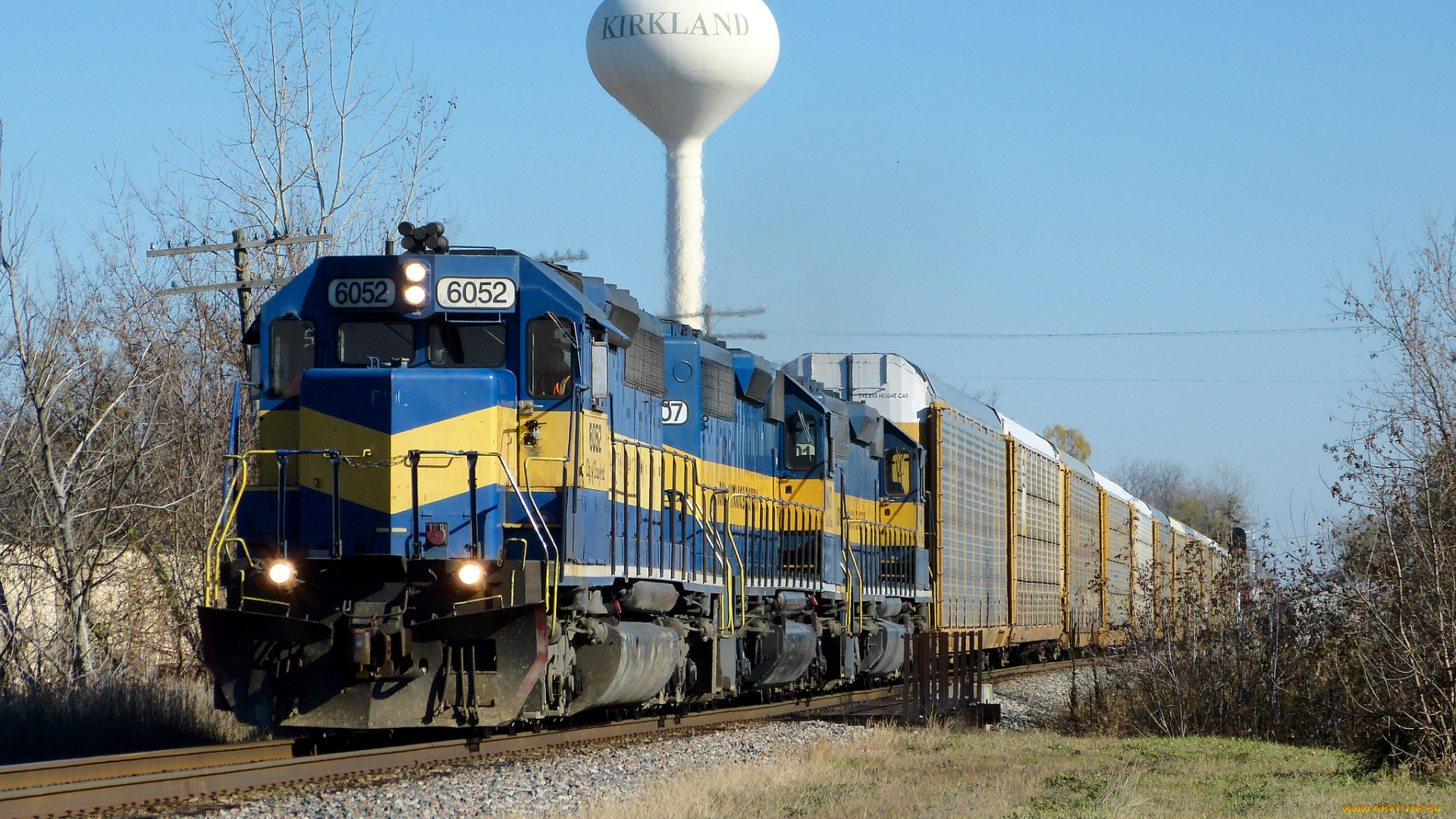 техника, поезда, железная, дорога, локомотив, состав