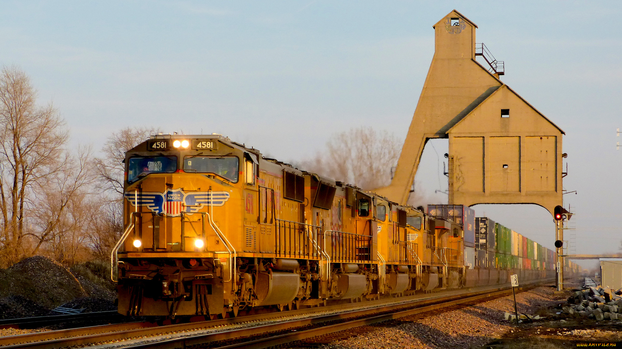 техника, поезда, железная, дорога, локомотив, состав