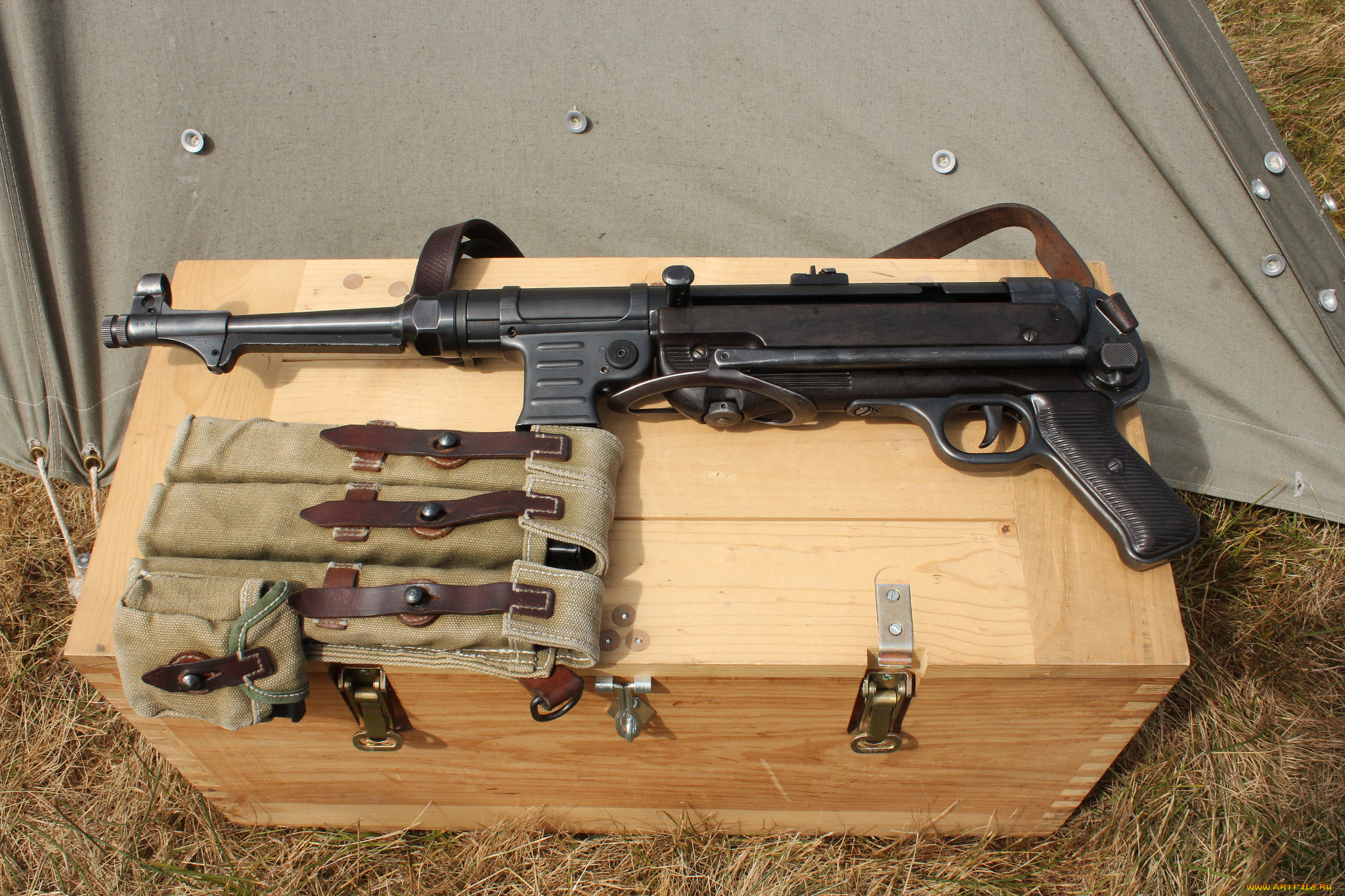 оружие, автоматы, второй, времён, пистолет-пулемёт, mp, 40, войны, мировой