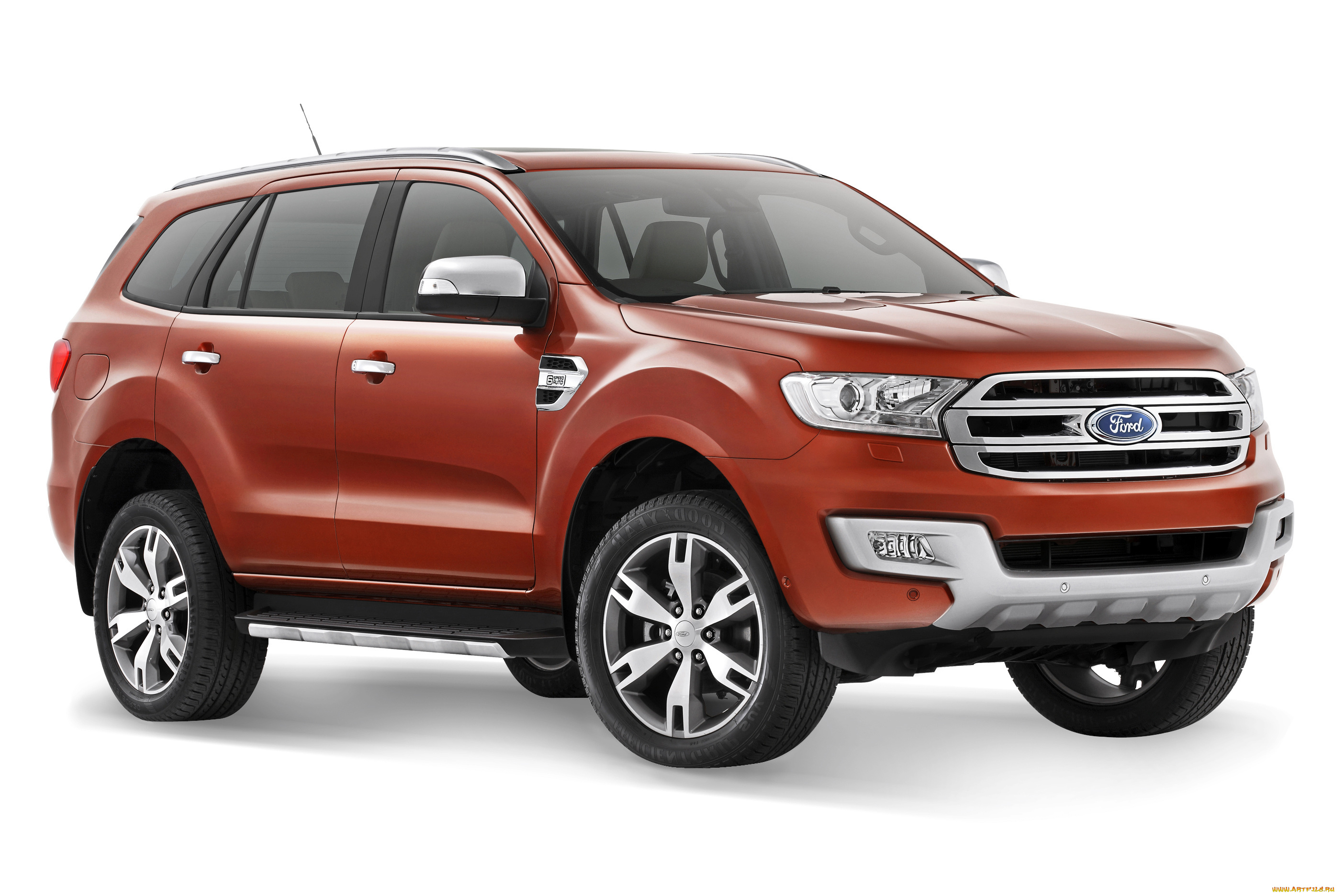 автомобили, ford, everest, 2014г, красный