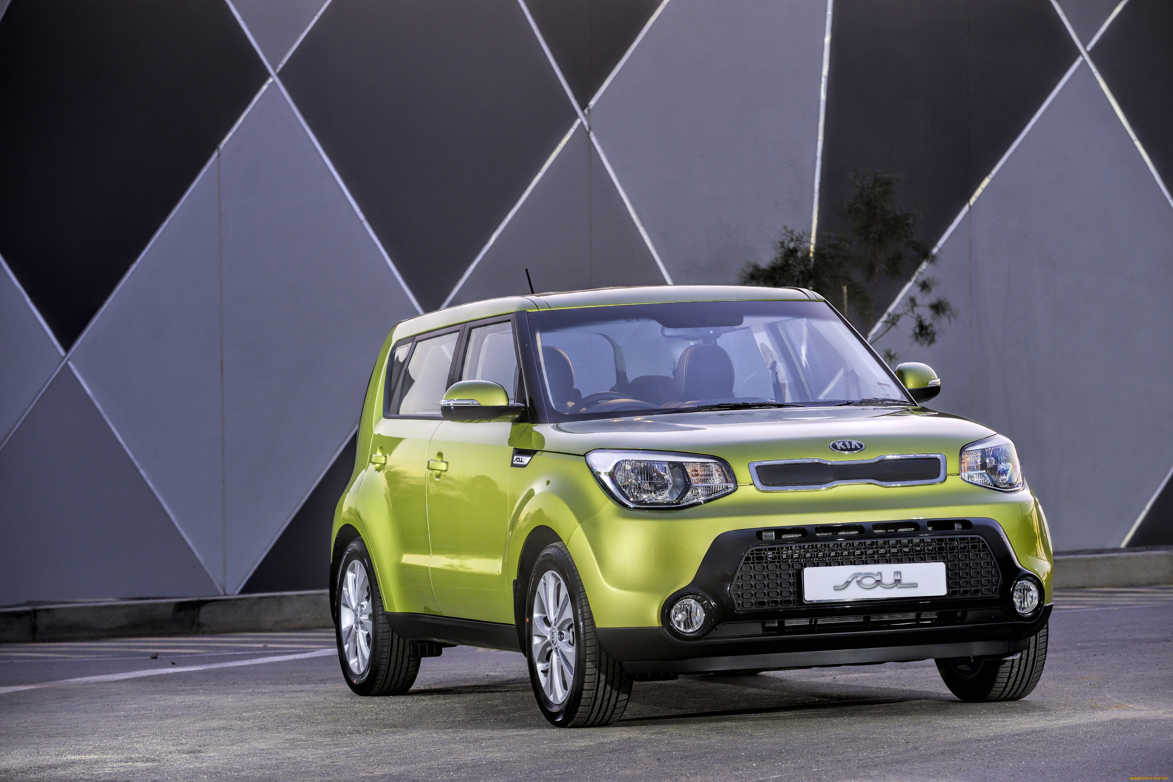 автомобили, kia, soul, za-spec, 2014г, зеленый