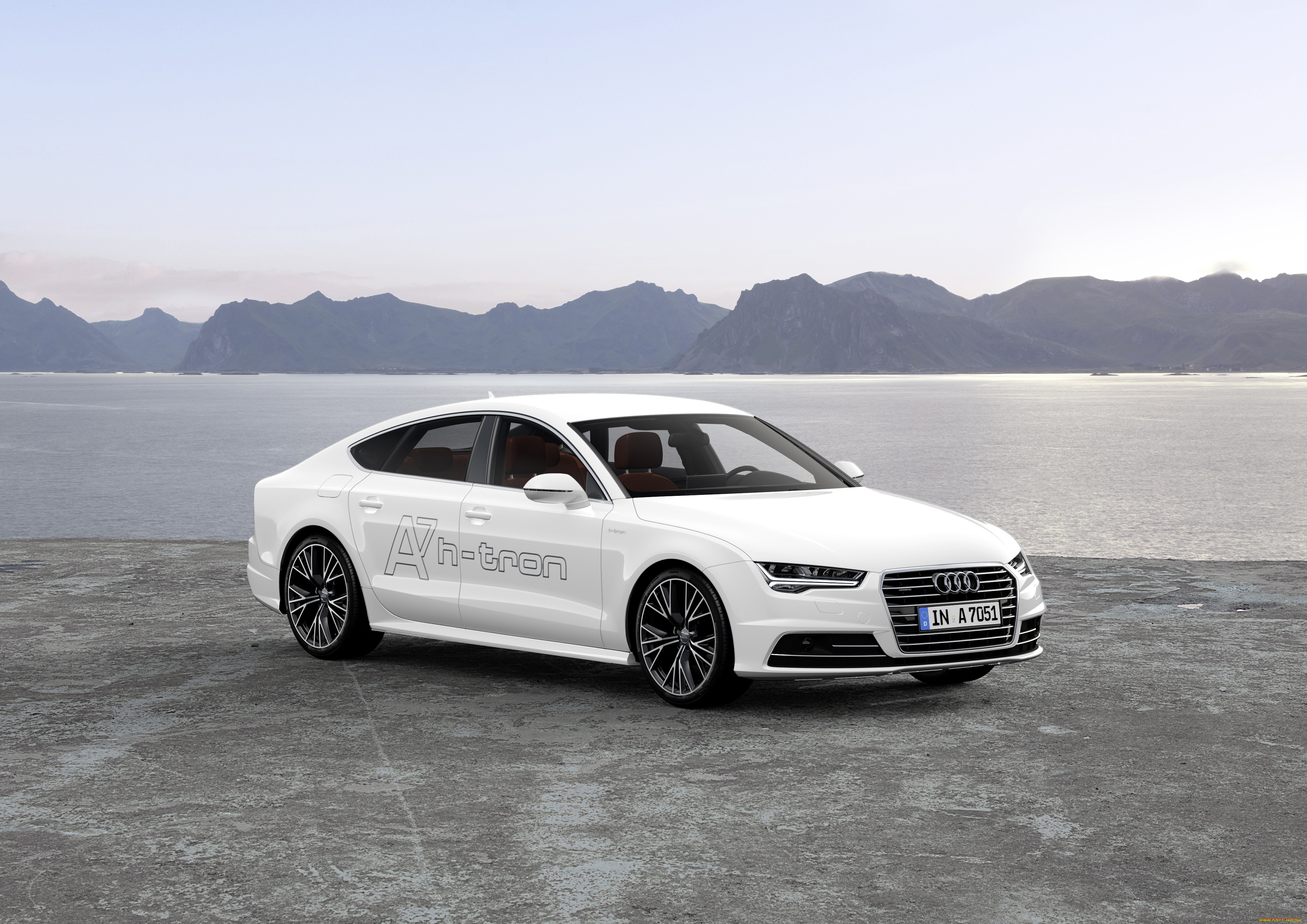автомобили, audi, светлый, sportback, h-tron, quattro, concept, a7, 2014г