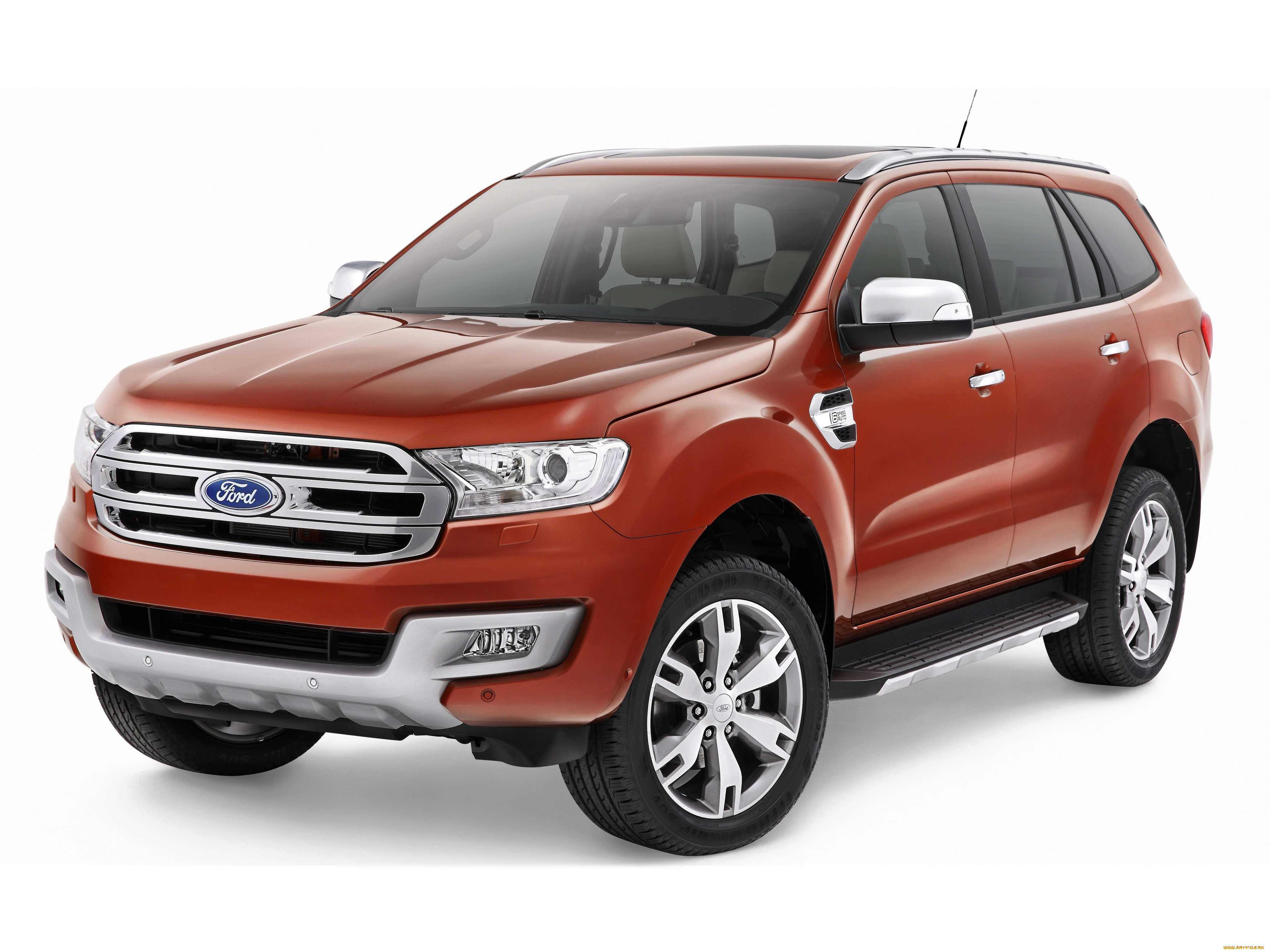 автомобили, ford, everest, 2014г, красный