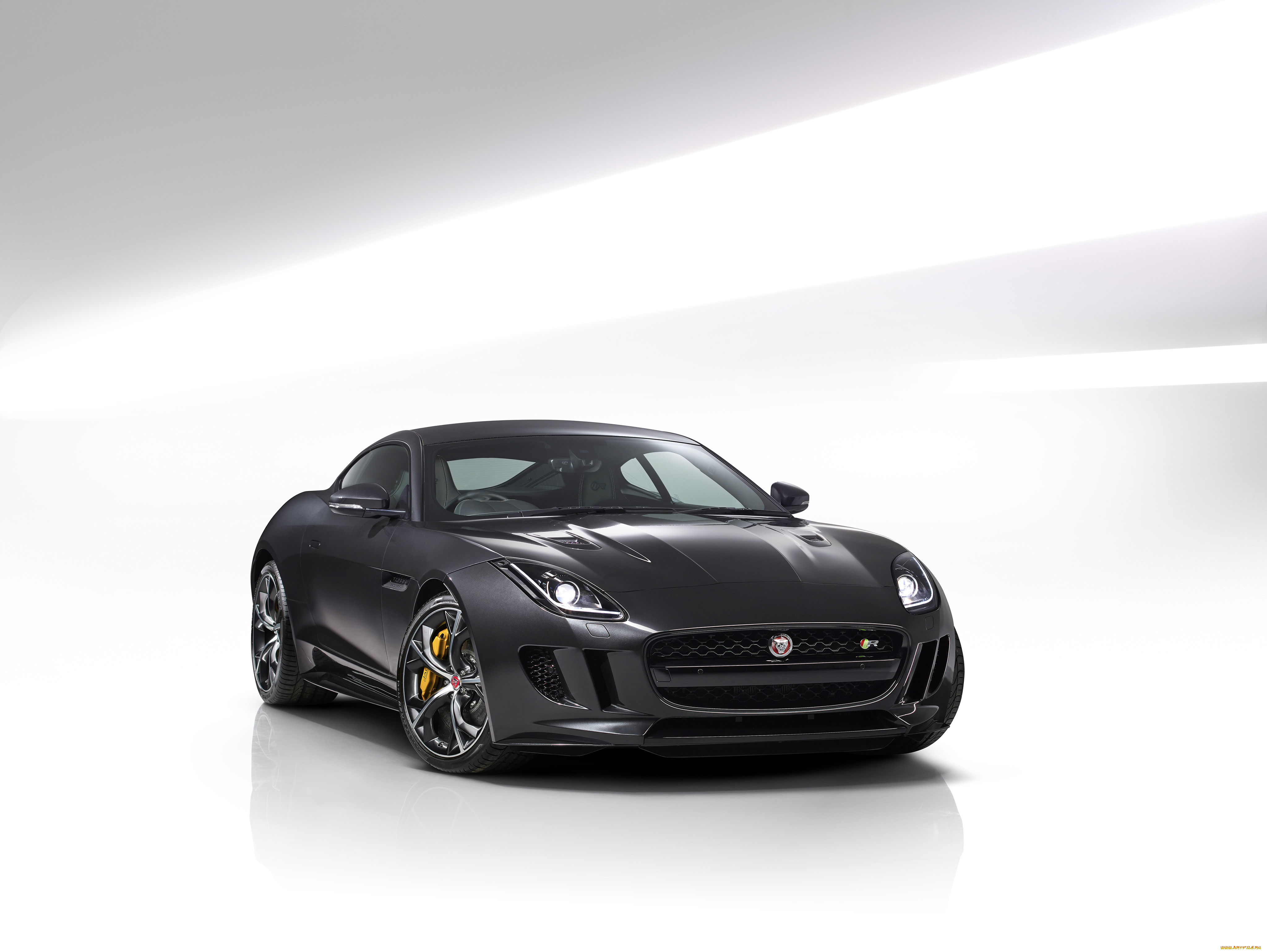 автомобили, jaguar, r, coupе, f-type, awd, uk-spec, 2014, темный