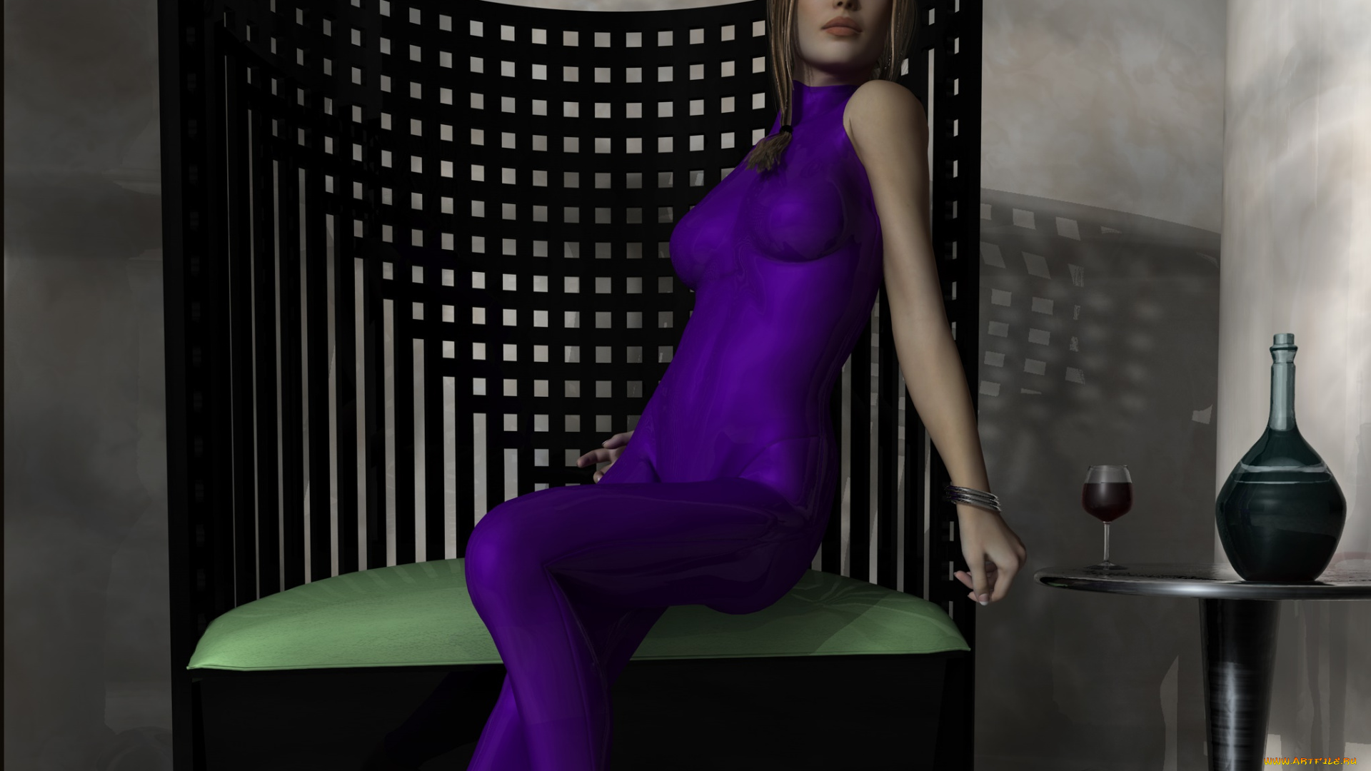 3д, графика, люди, , people, взгляд, фон, девушка