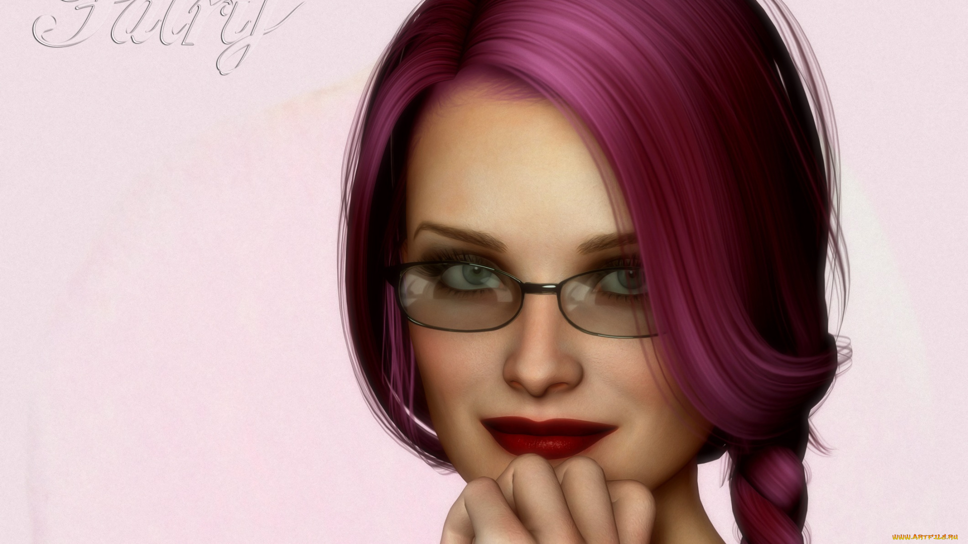 3д, графика, портрет, , portraits, очки, фон, взгляд, девушка