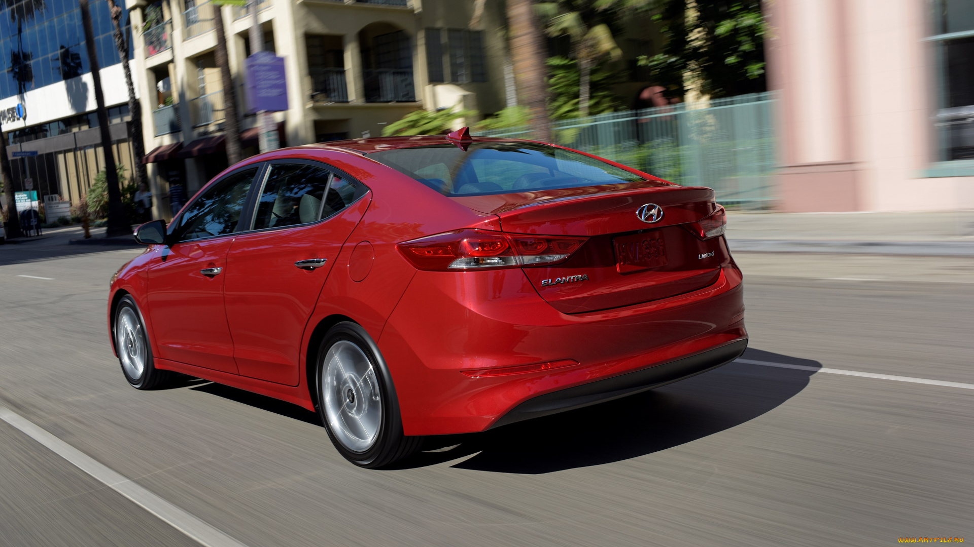 автомобили, hyundai, красный, us-spec, elantra, 2017г