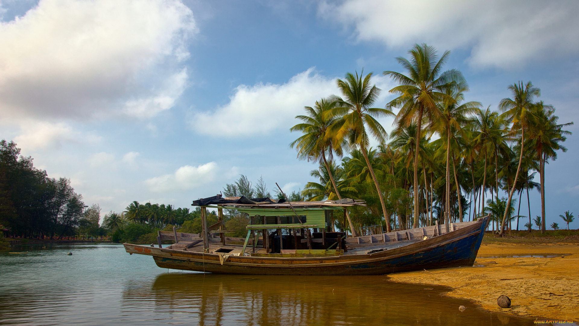 корабли, лодки, , шлюпки, лодка, река, тропики