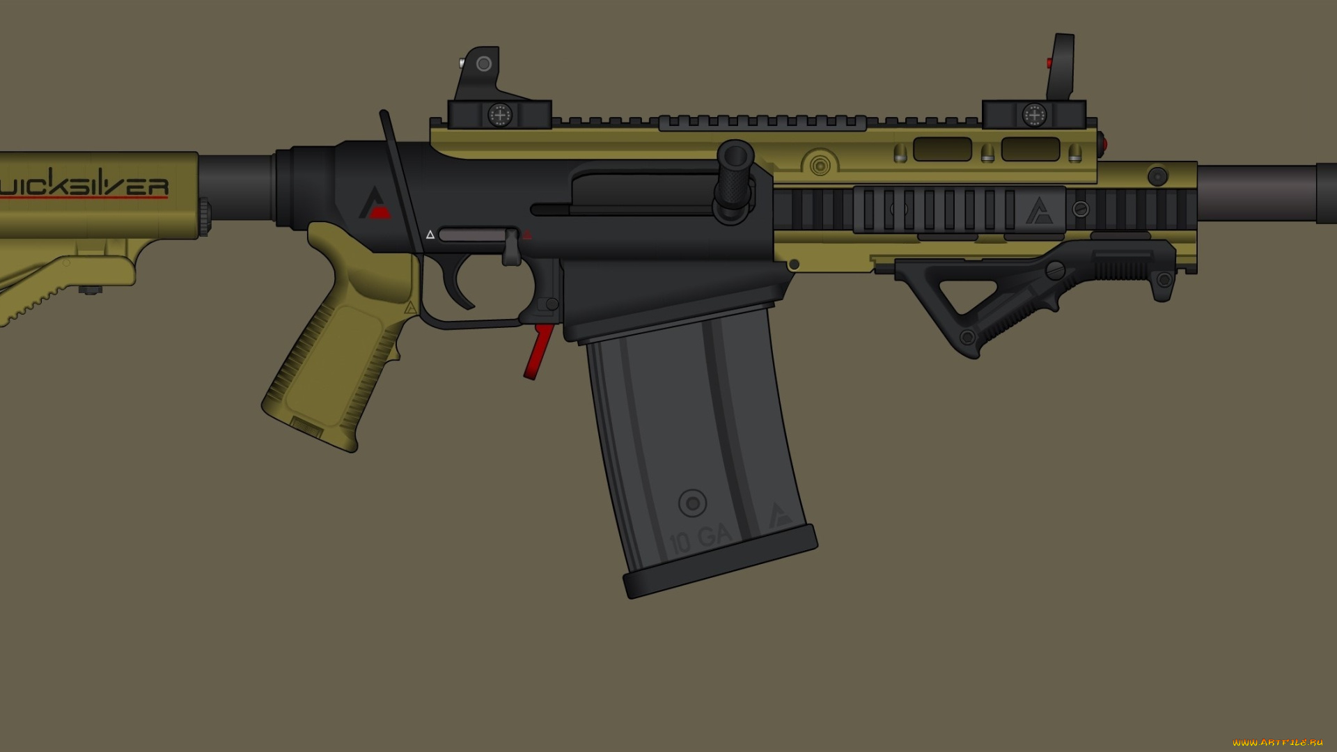 рисованное, армия, оружие