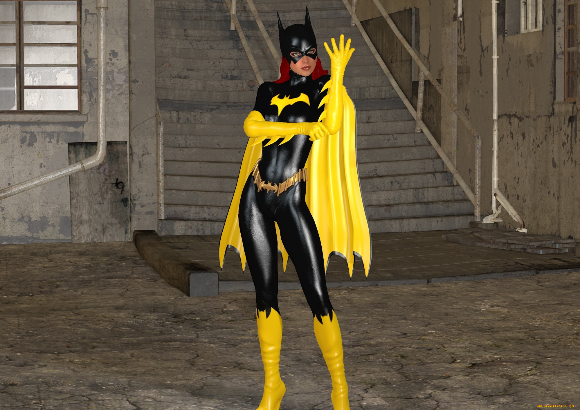 3д, графика, фантазия, , fantasy, взгляд, фон, девушка, супермен