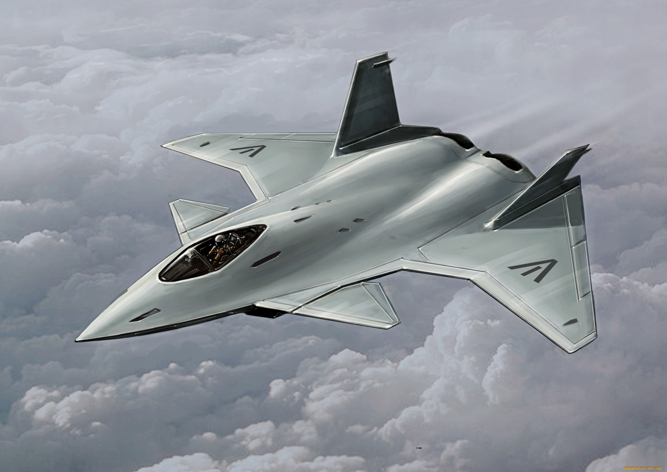 рисованное, авиация, полет, самолет