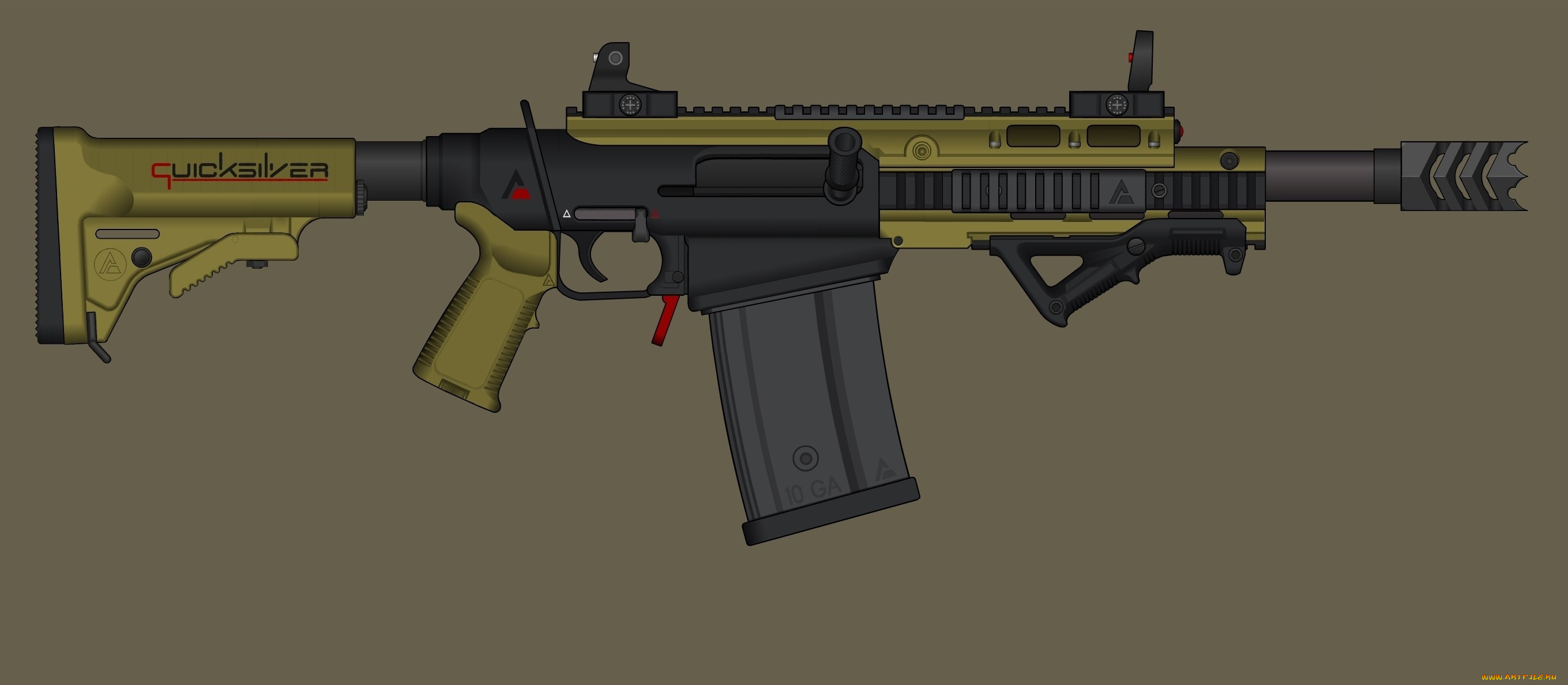 рисованное, армия, оружие