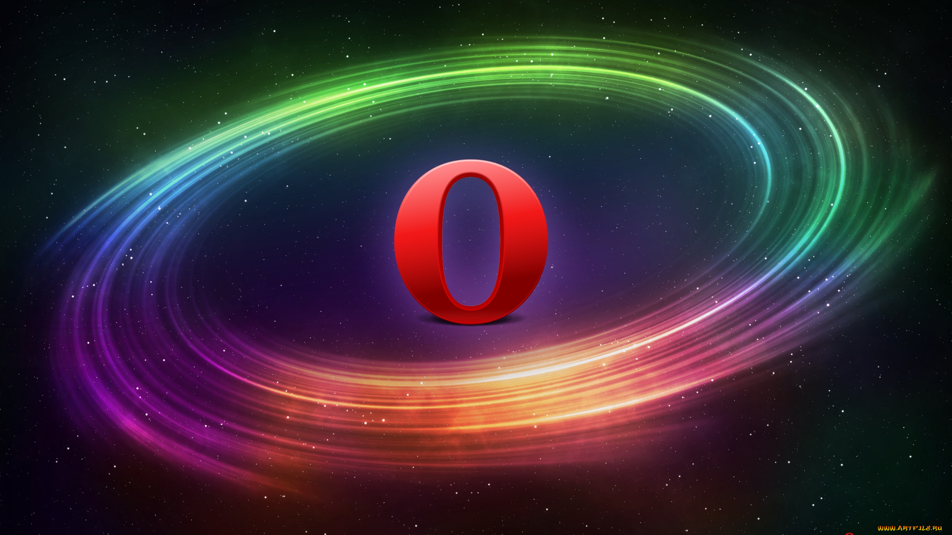 компьютеры, opera, логотип, фон