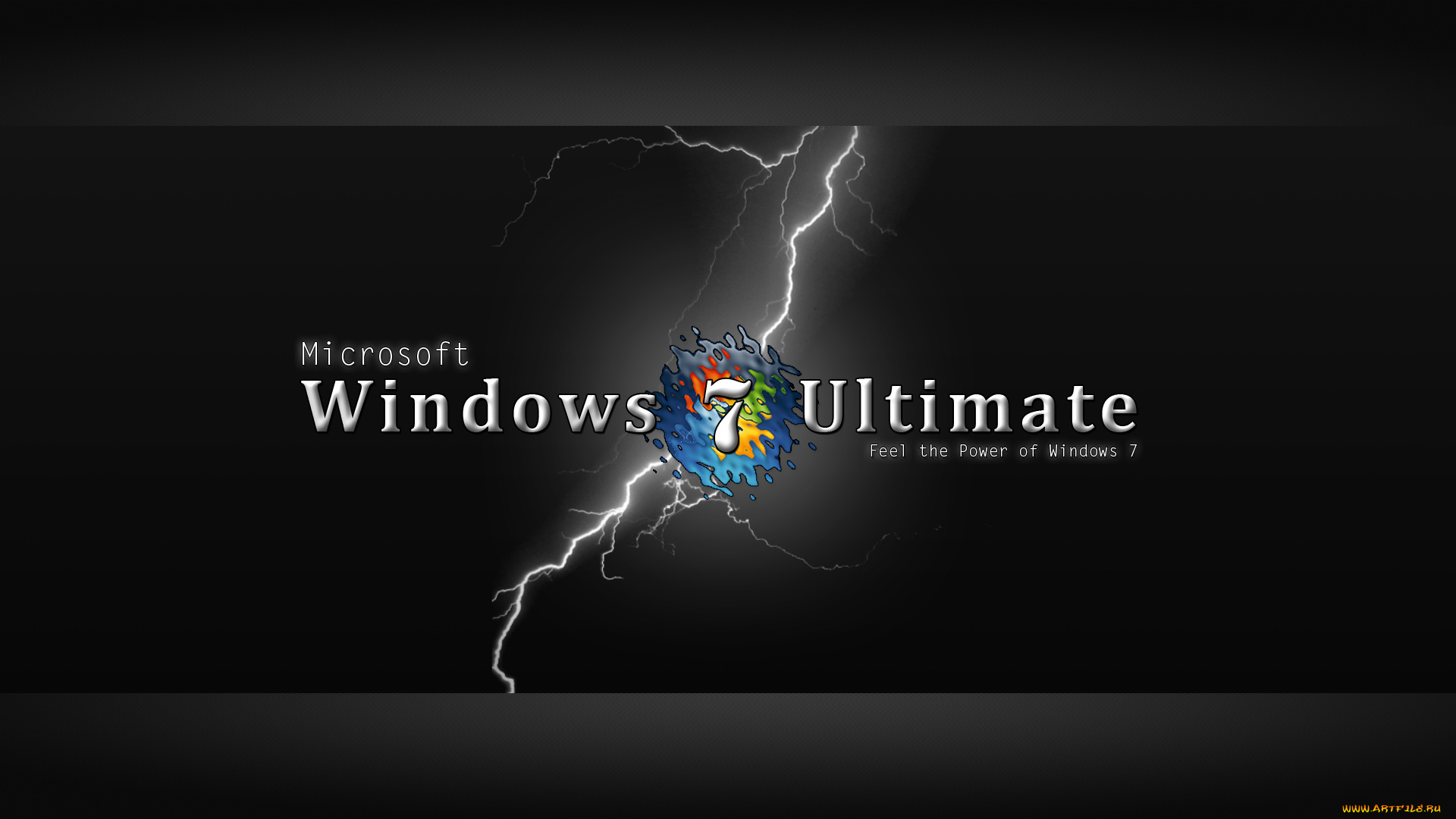 компьютеры, windows, 7, , vienna, логотип, фон