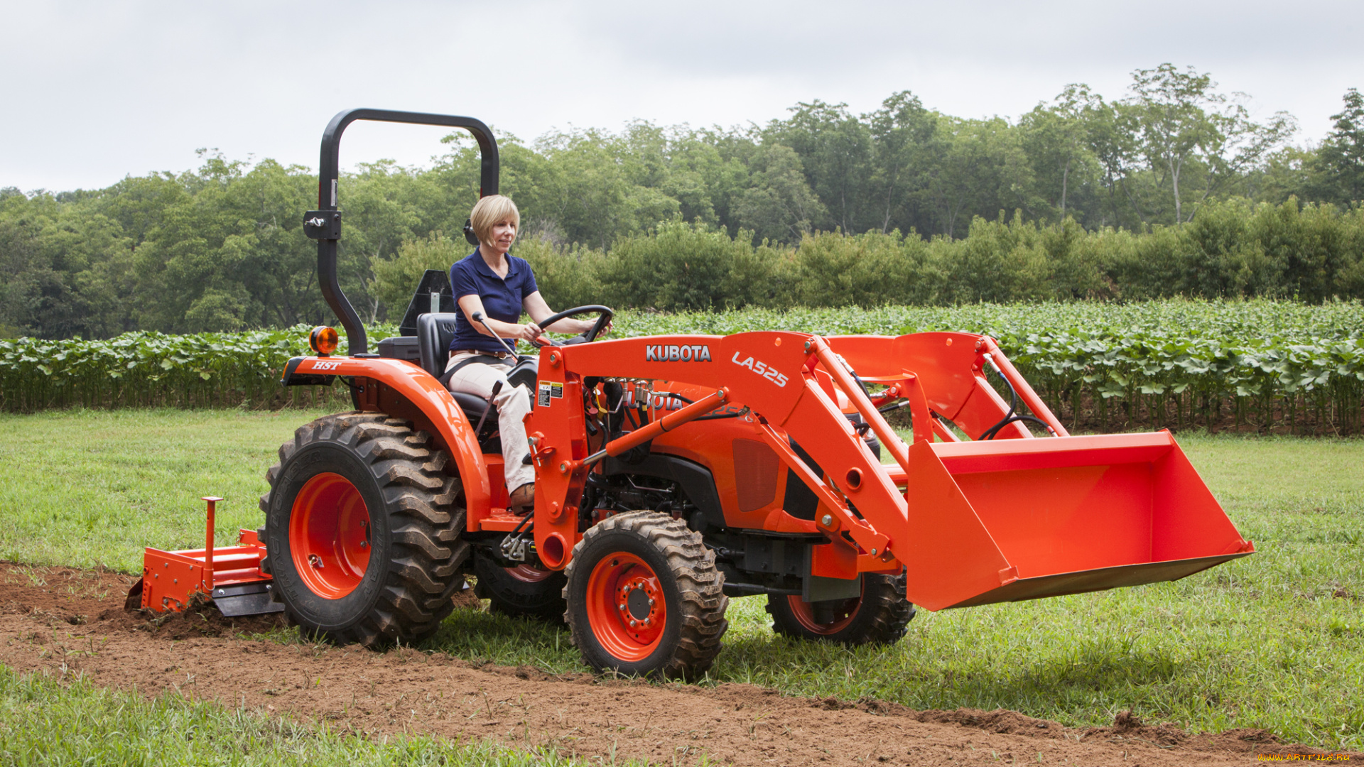 техника, фронтальные, погрузчики, kubota