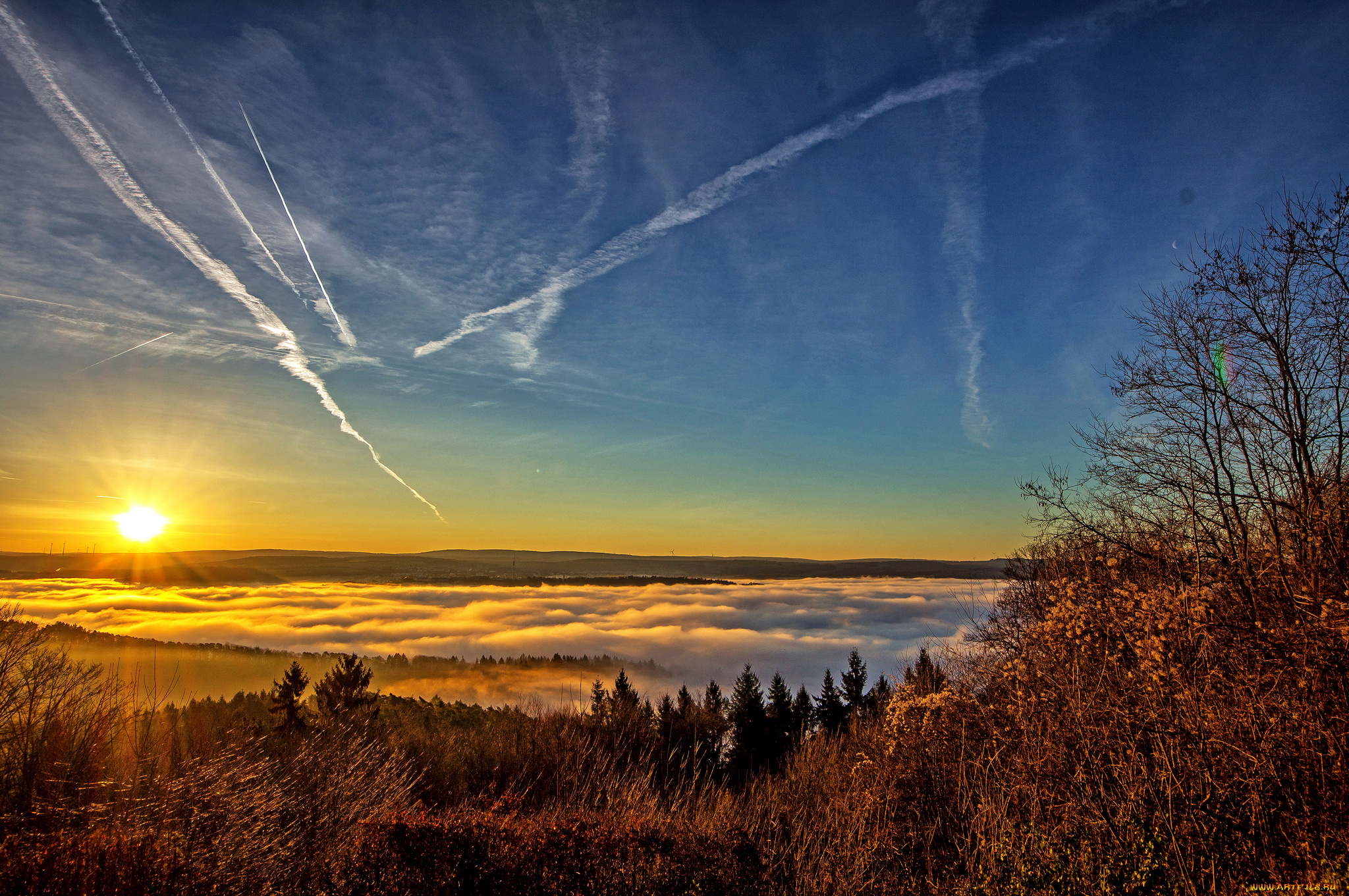 природа, восходы, закаты, рассвет