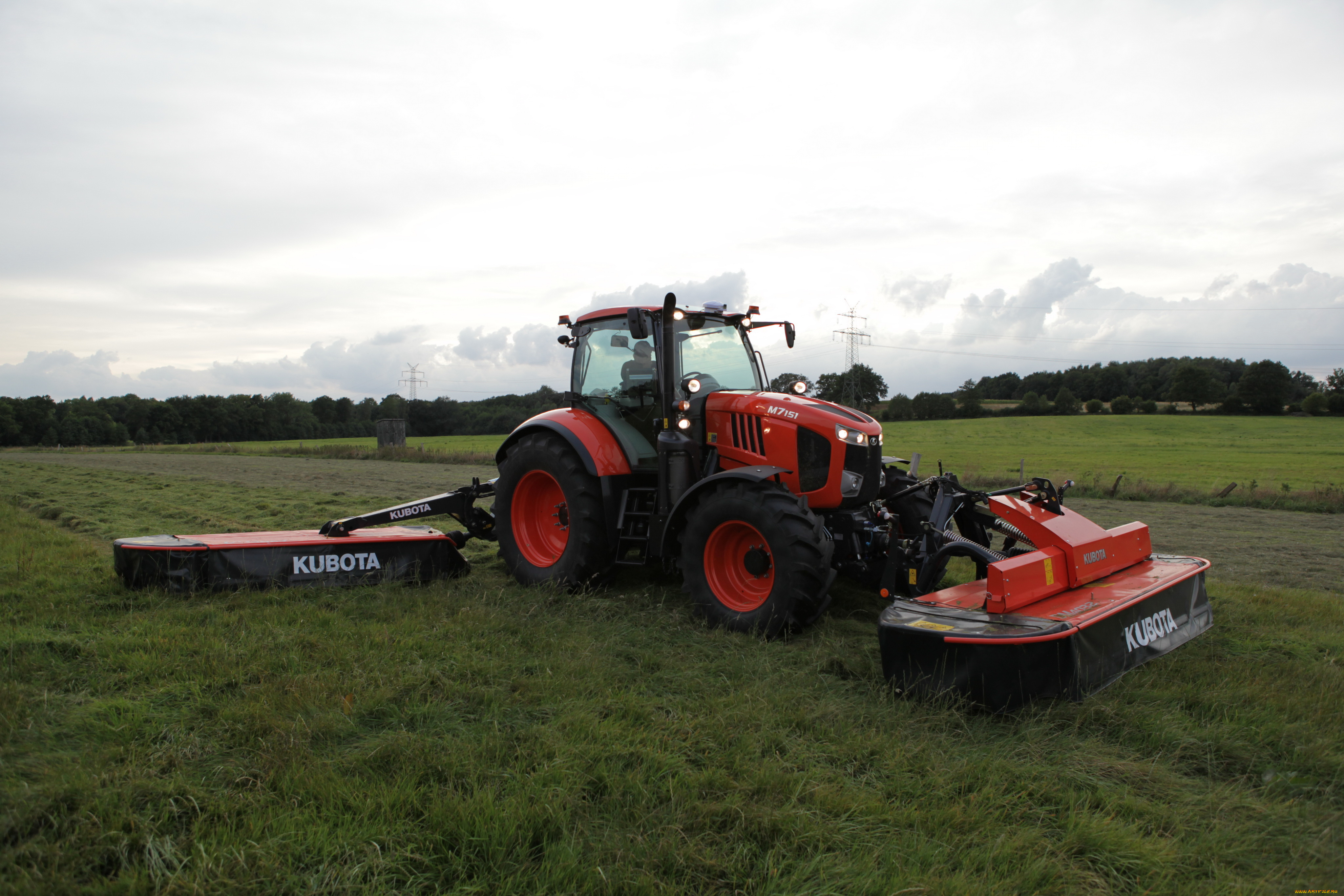 техника, тракторы, kubota