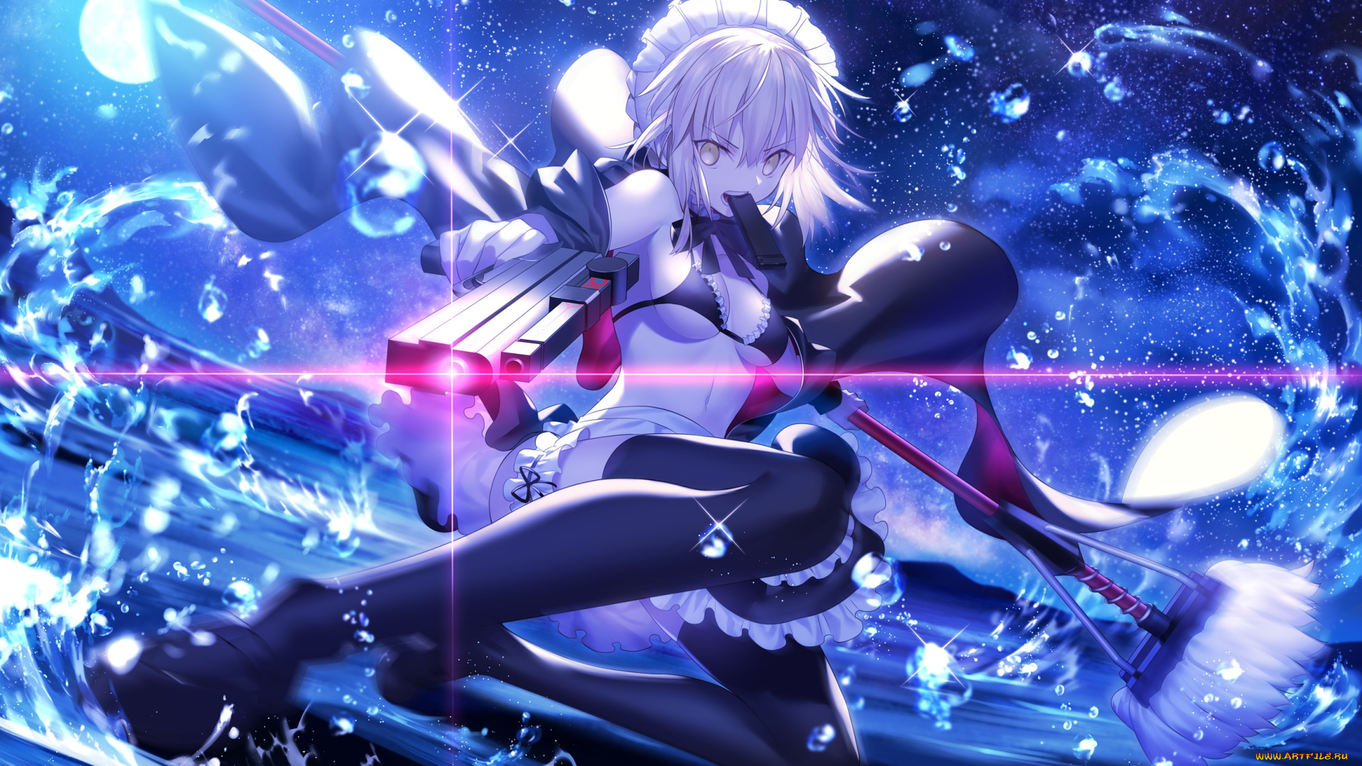 аниме, fate, stay, night, saber, alter