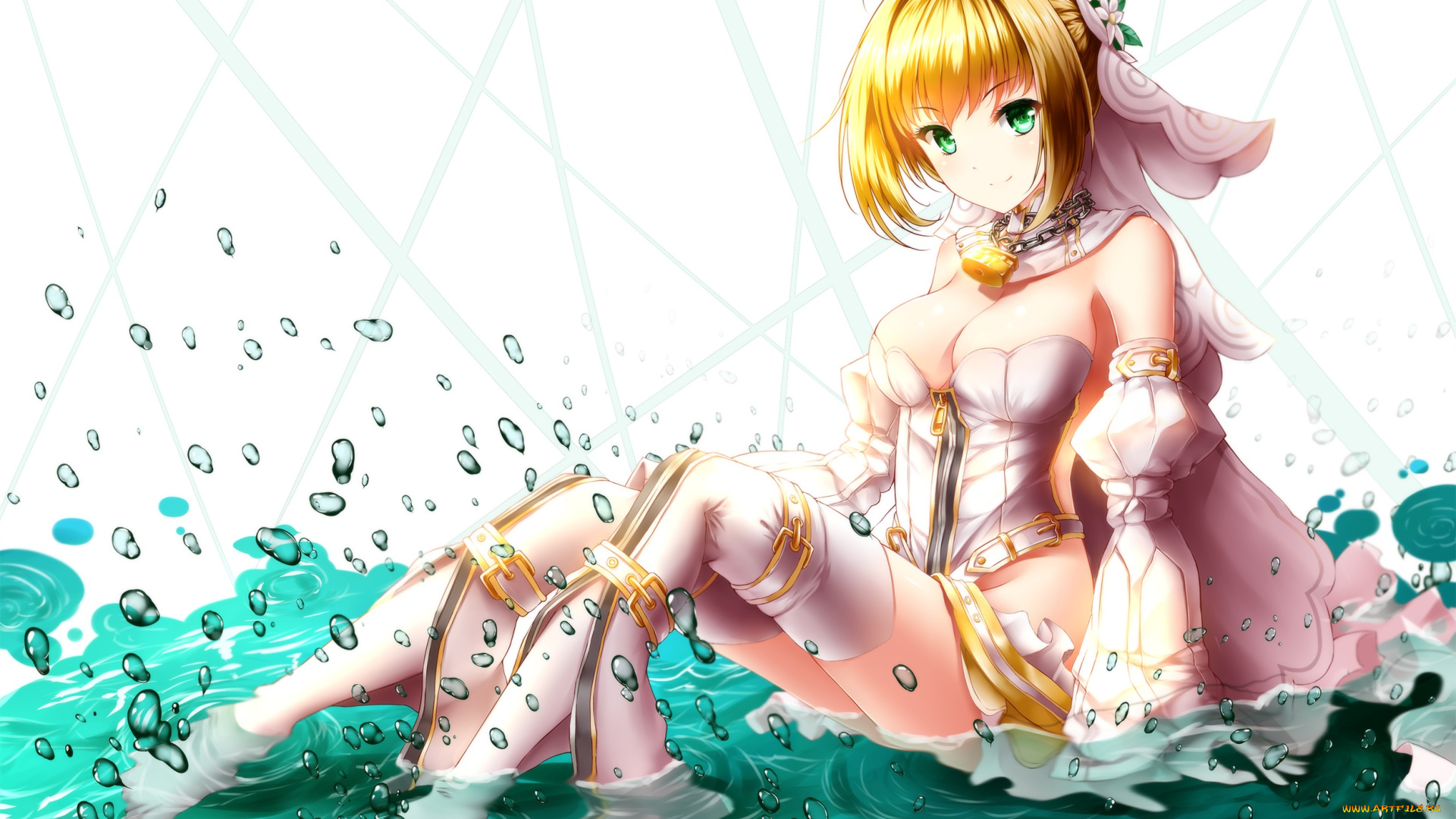 аниме, fate, stay, night, сейбер