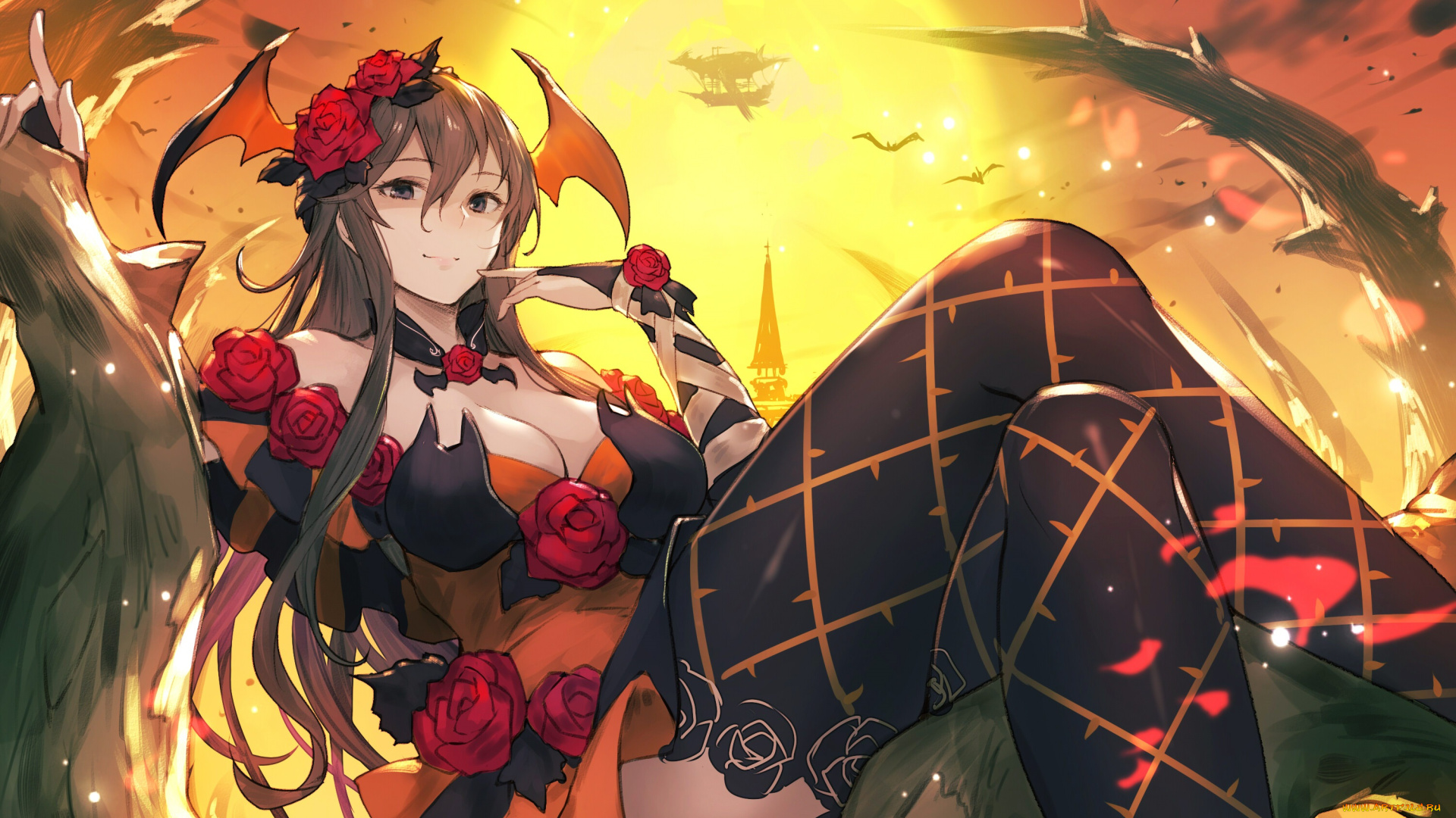 аниме, granblue, fantasy, девушка