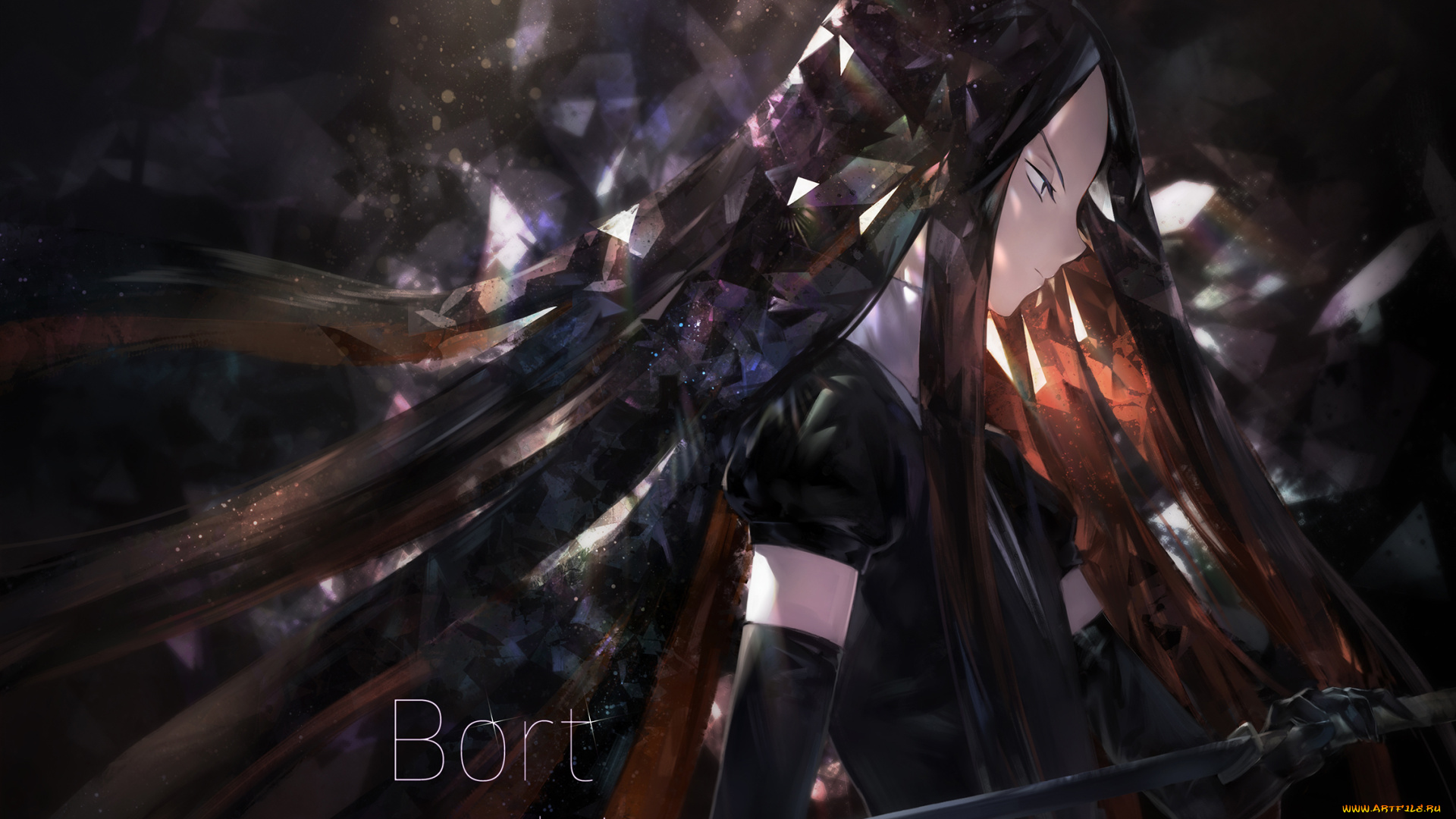 аниме, houseki, no, kuni, девушка