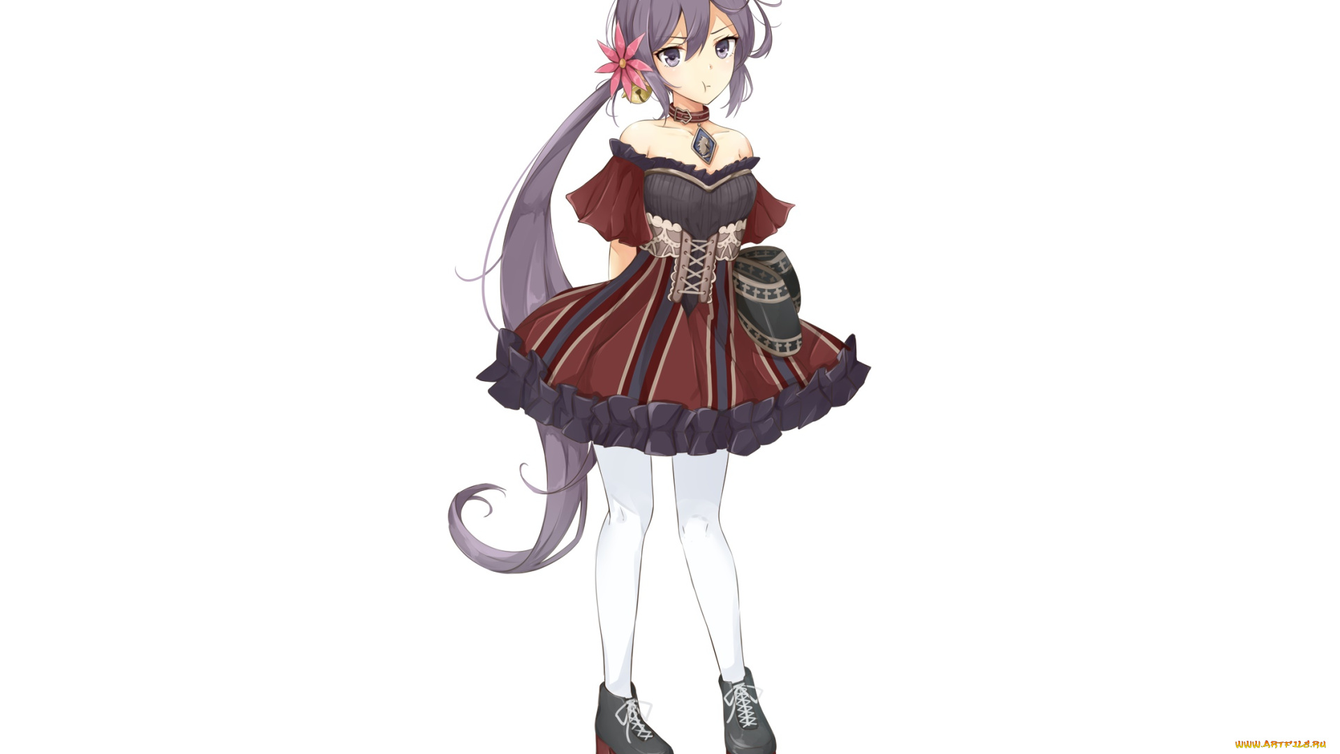 аниме, kantai, collection, фон, взгляд, девушка