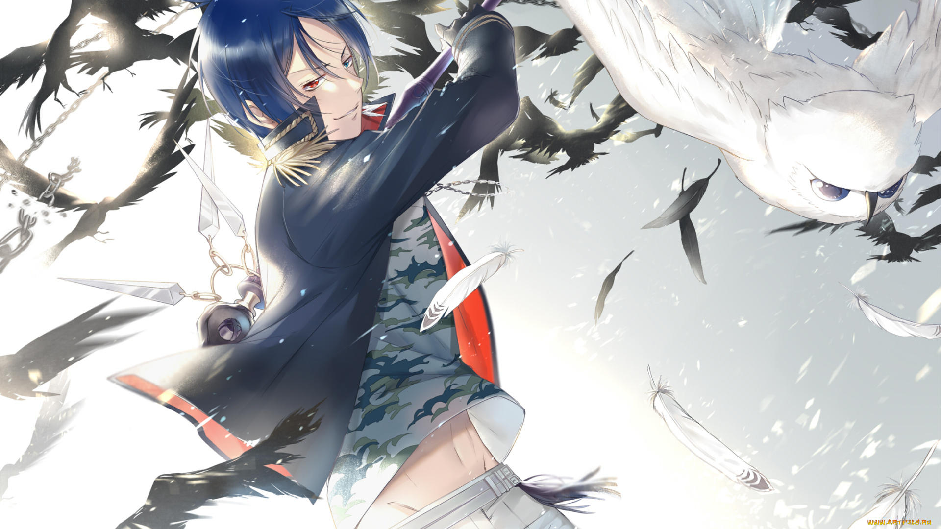 аниме, katekyo, hitman, reborn, рокудо