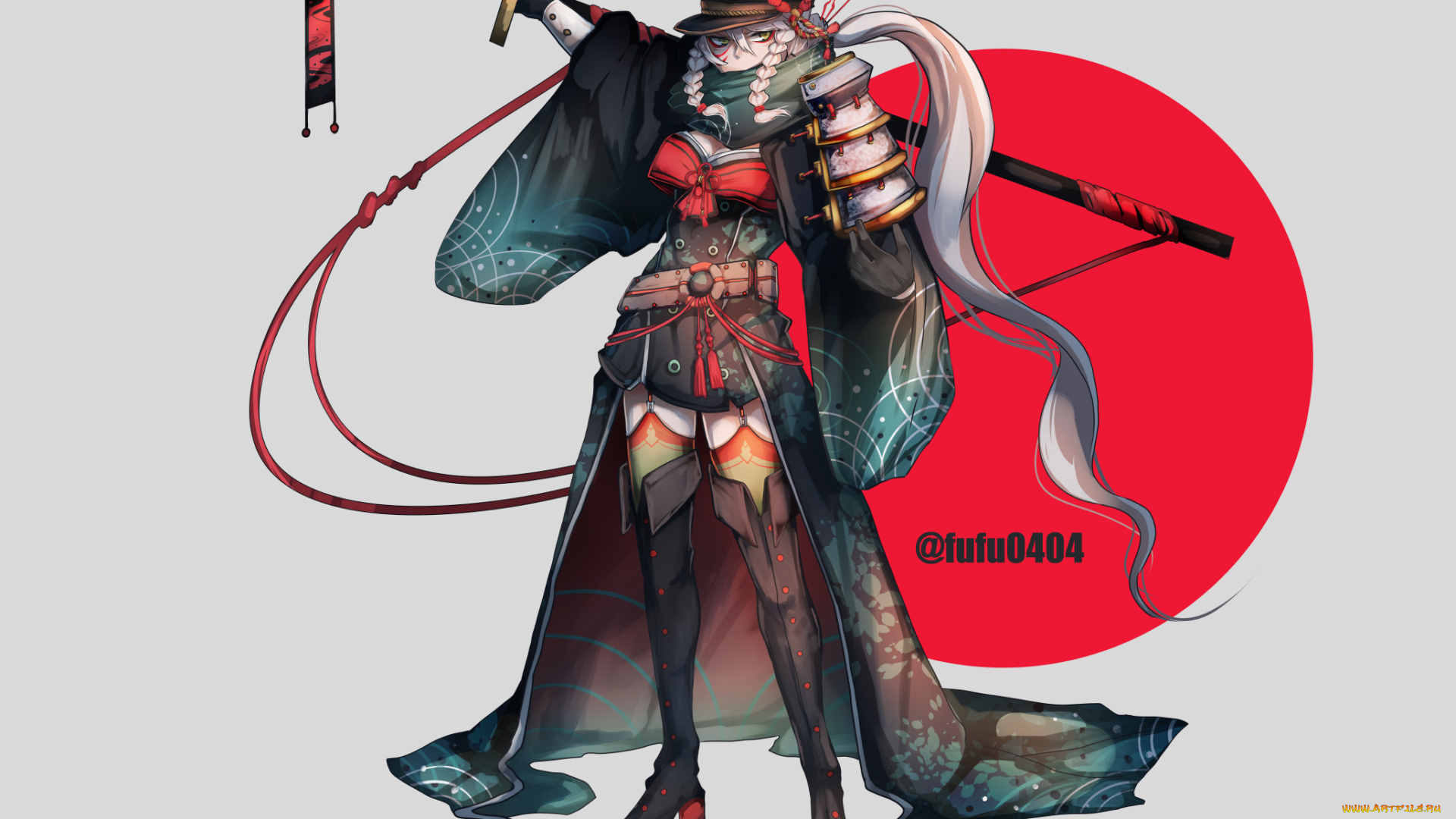 аниме, оружие, , техника, , технологии, девушка