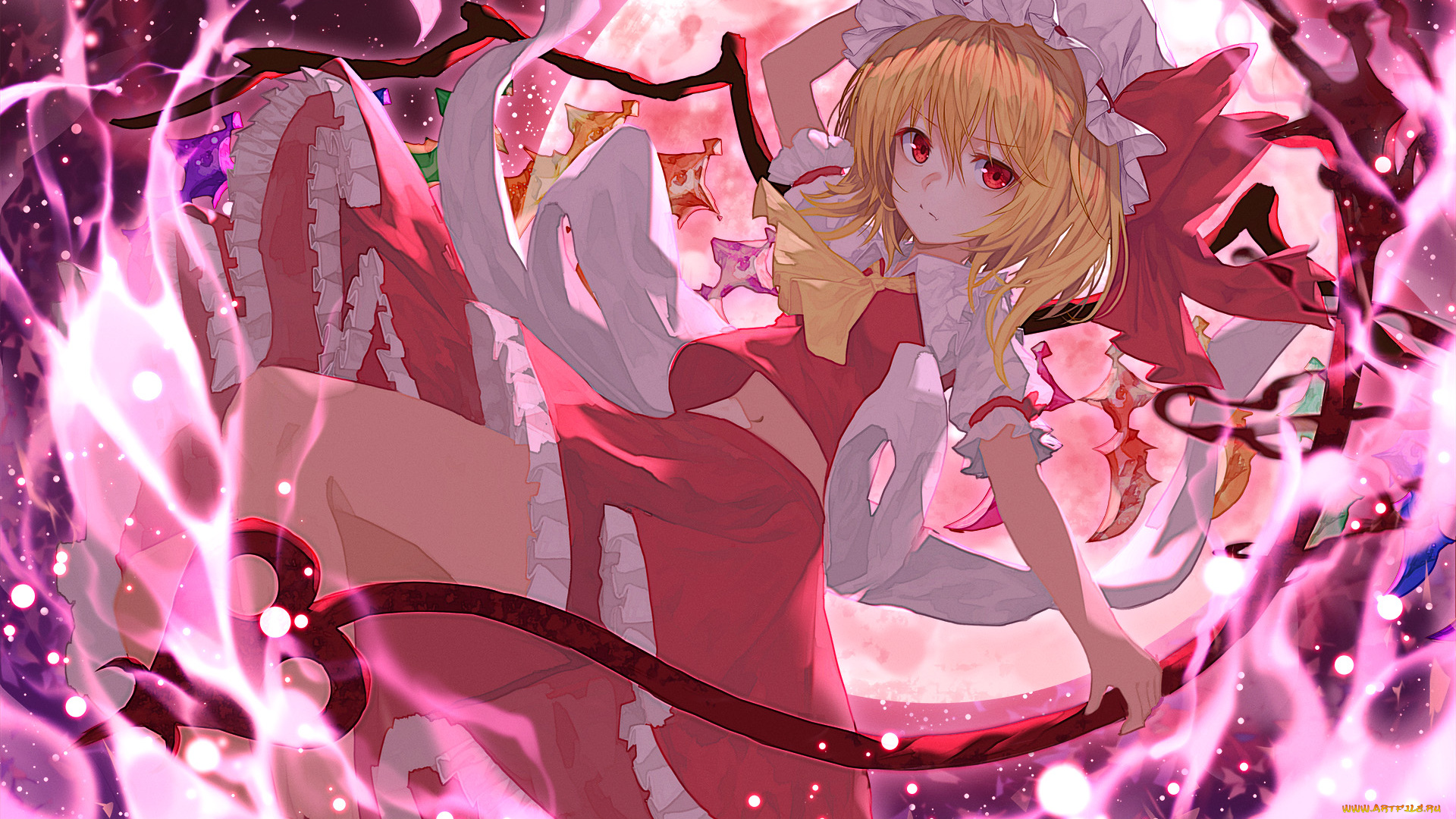 аниме, touhou, девочка