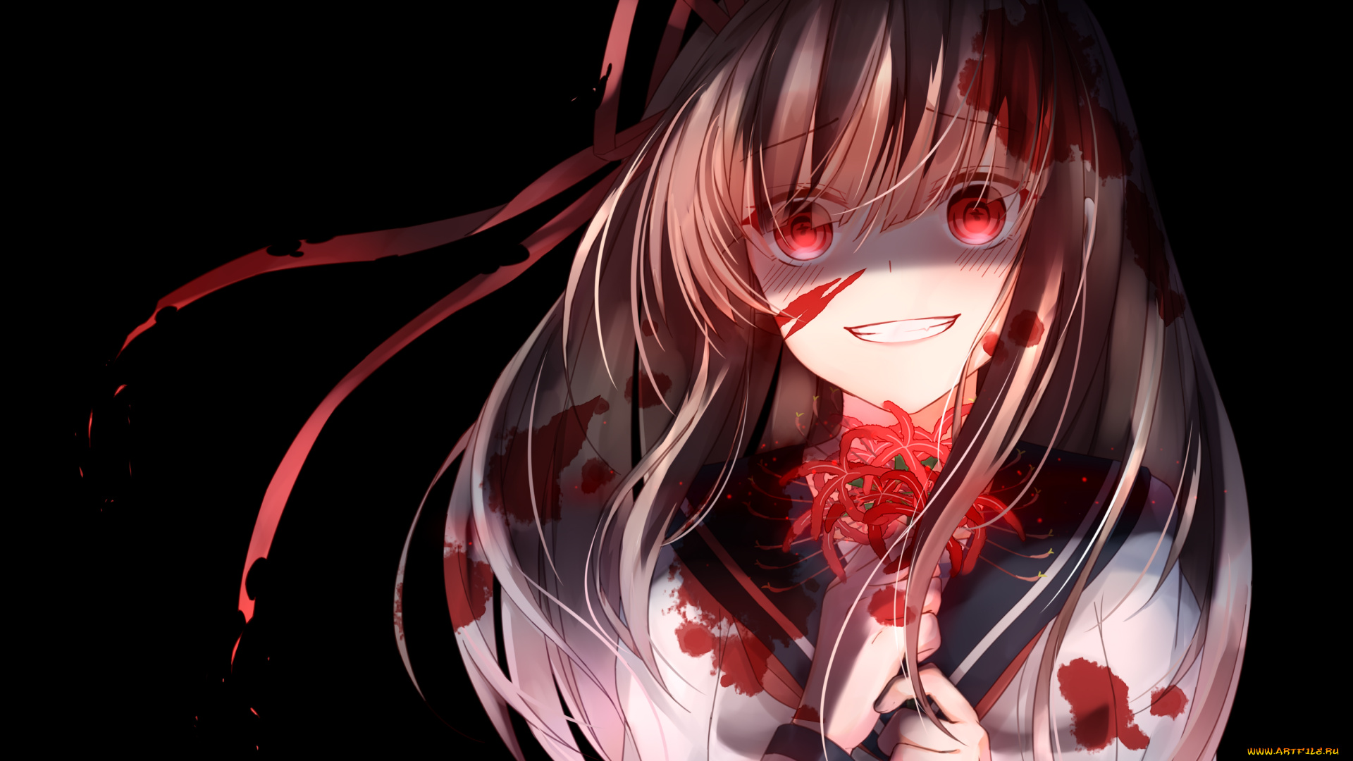 аниме, unknown, , другое, , взгляд, девочка