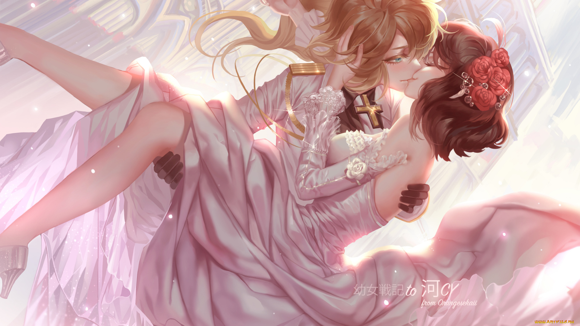 аниме, youjo, senki, девушки