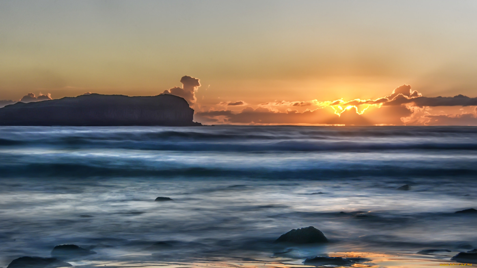 природа, моря, океаны, простор