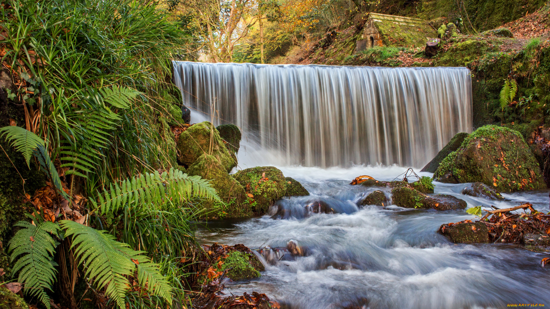 природа, водопады, простор