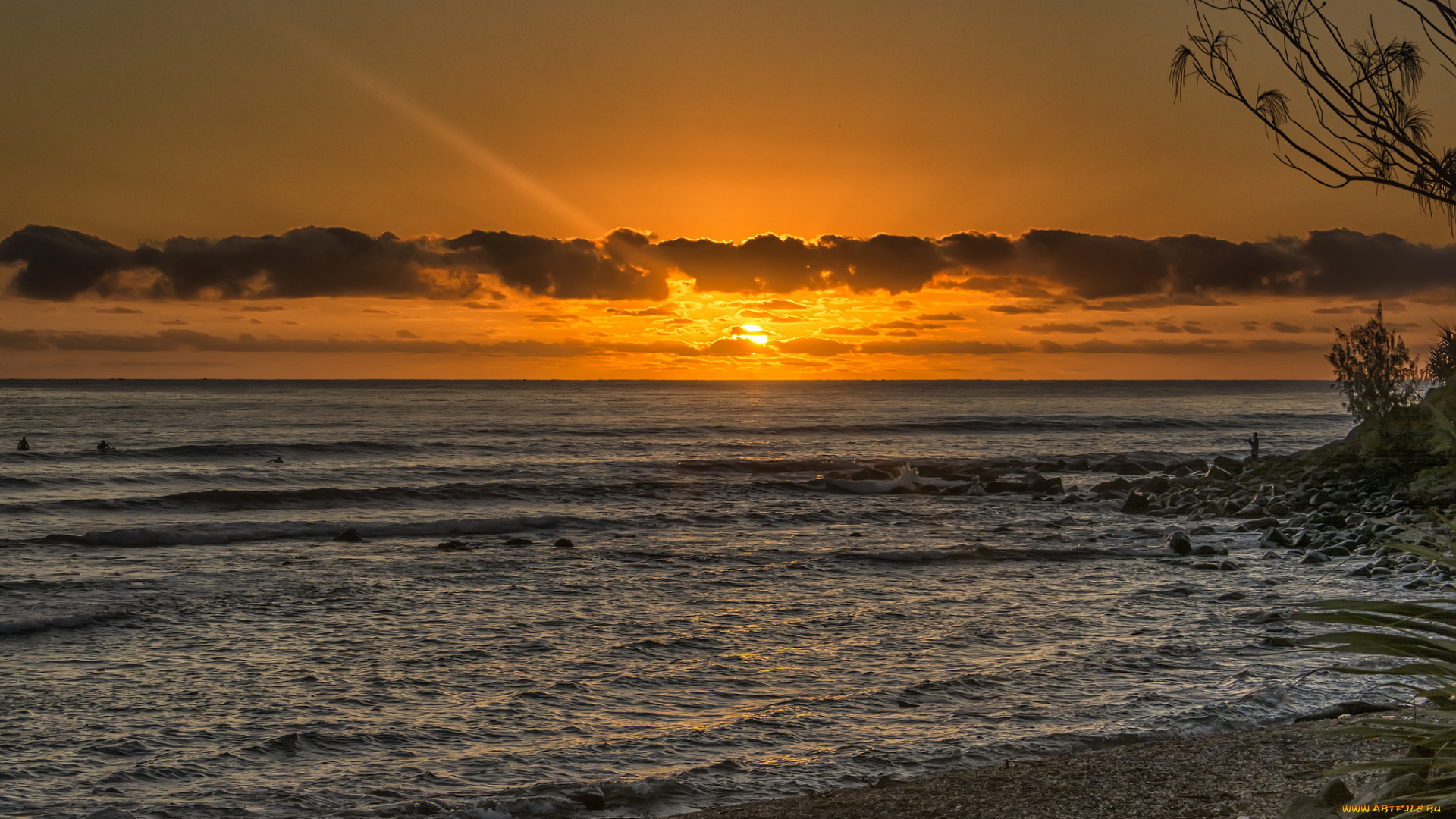 природа, восходы, закаты, простор