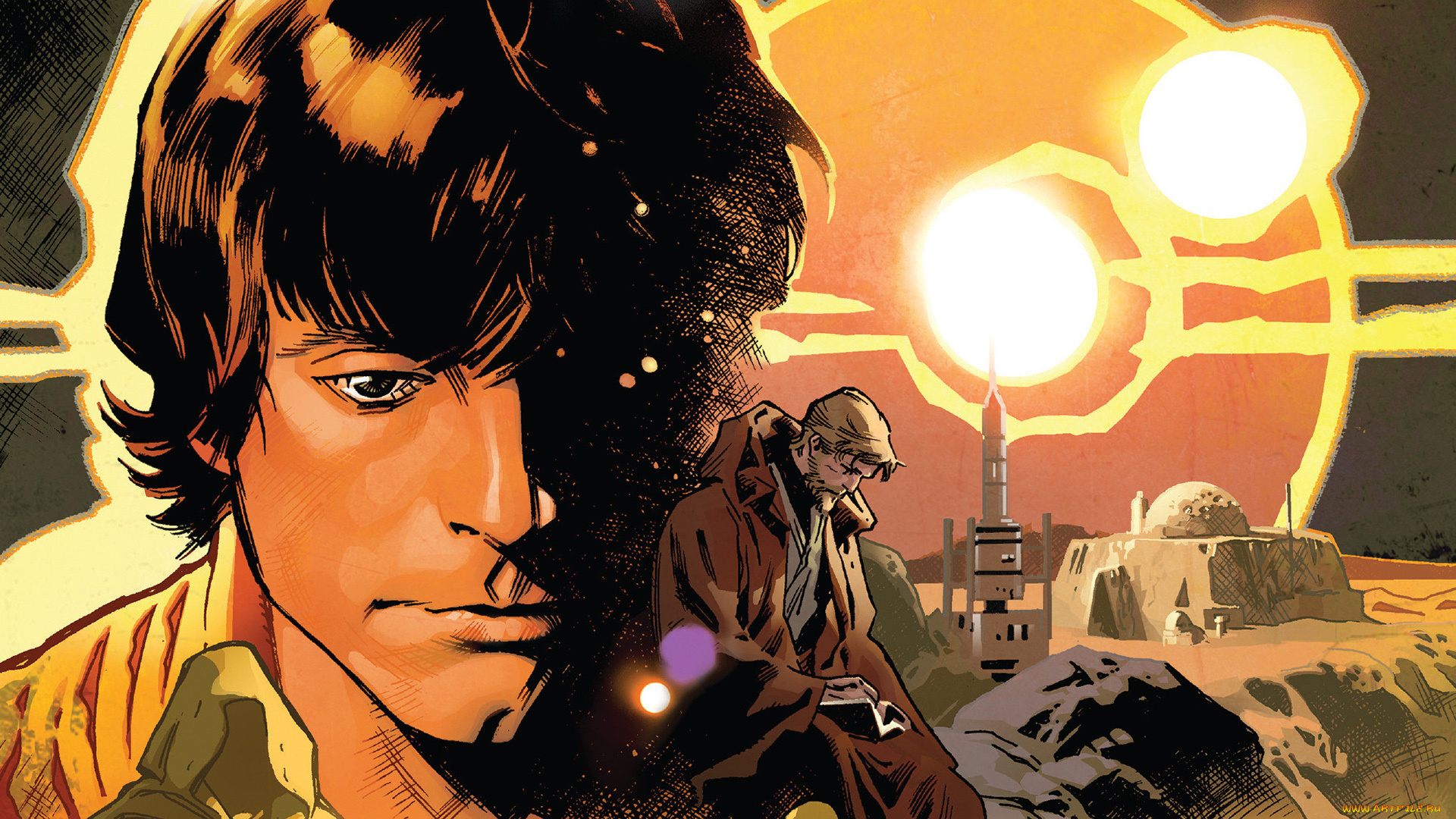 рисованное, комиксы, star, wars