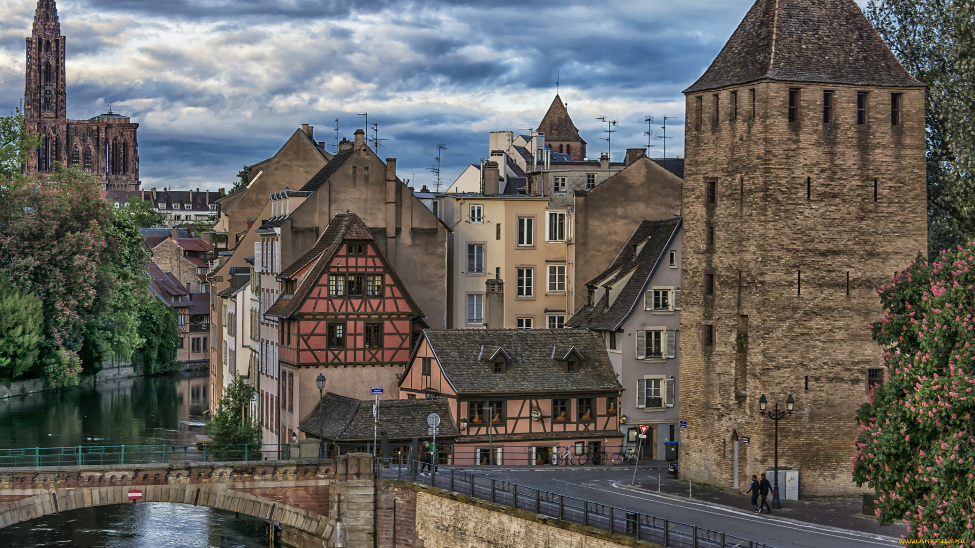 strasbourg, города, страсбург, , франция, канал