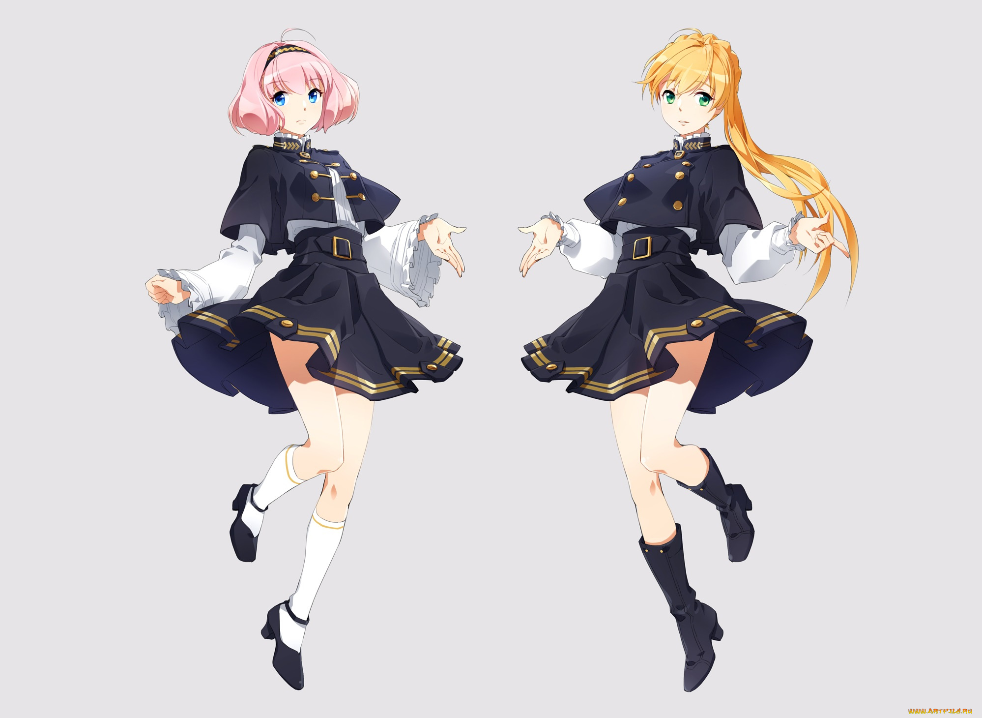 аниме, aldnoah, zero, девушки