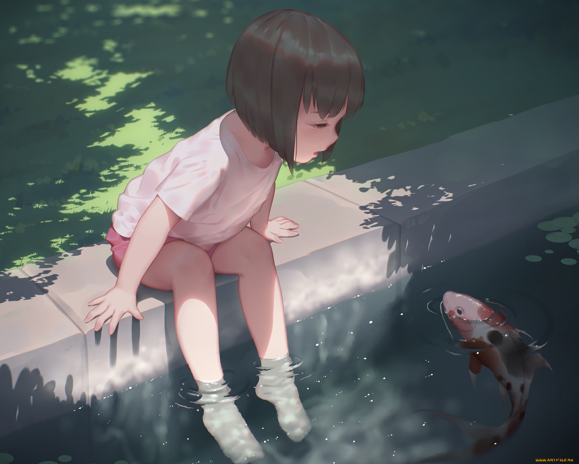 аниме, животные, , существа, maredoro