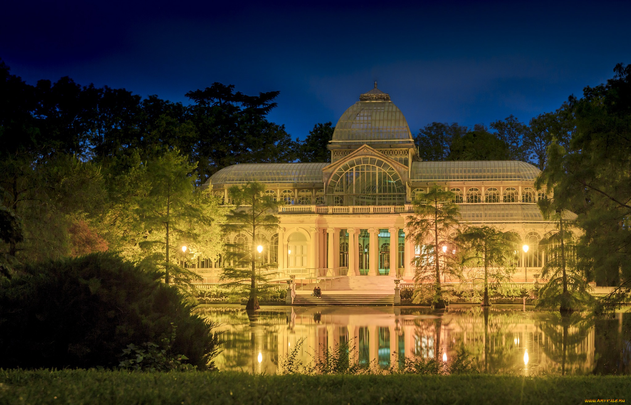 palais, de, cristal, madrid, города, мадрид, , испания, простор