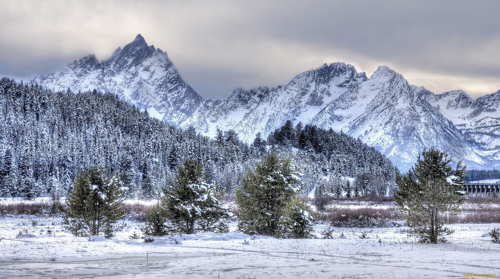 природа, горы, простор