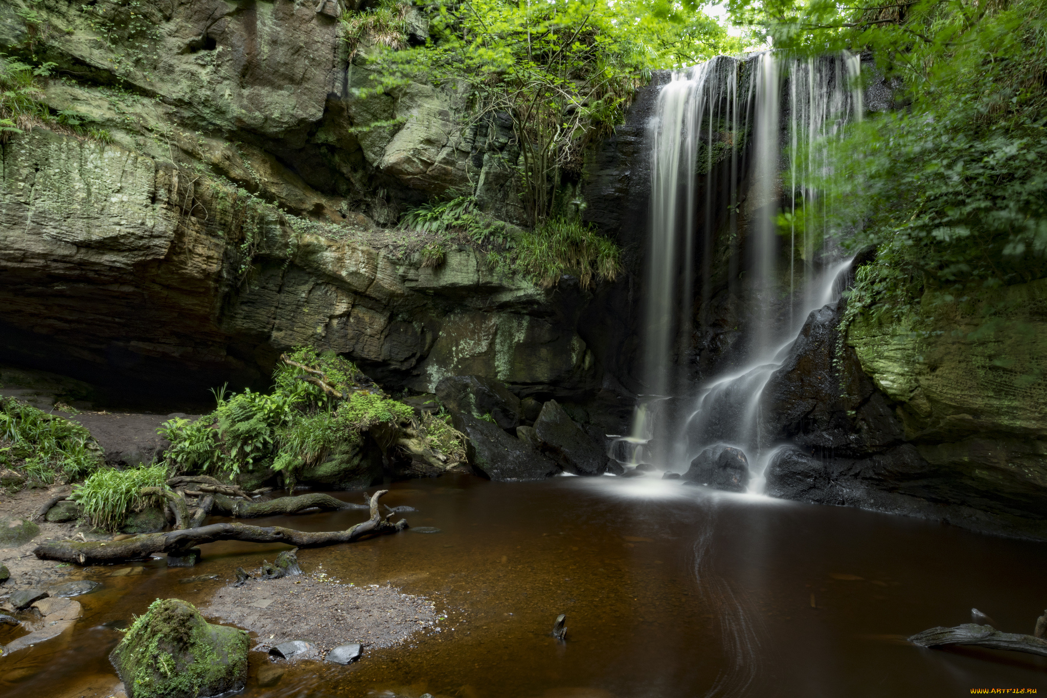 природа, водопады, простор