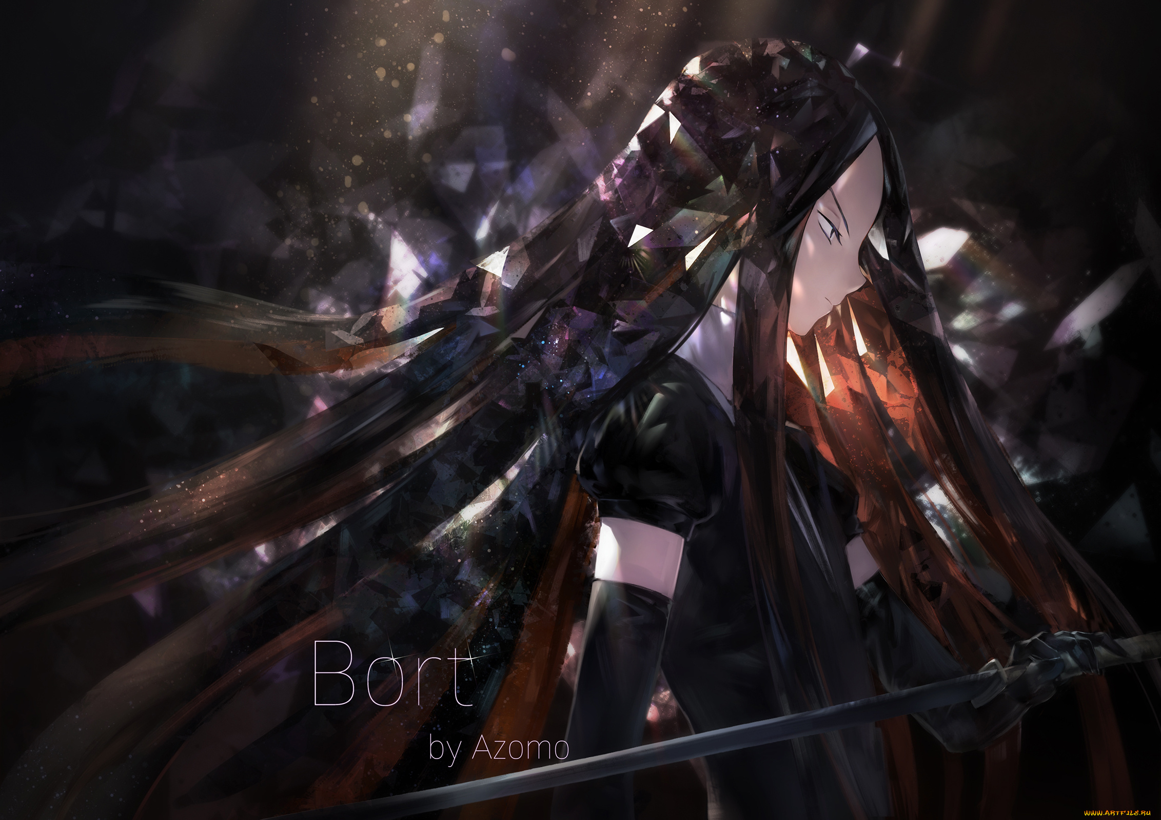 аниме, houseki, no, kuni, девушка