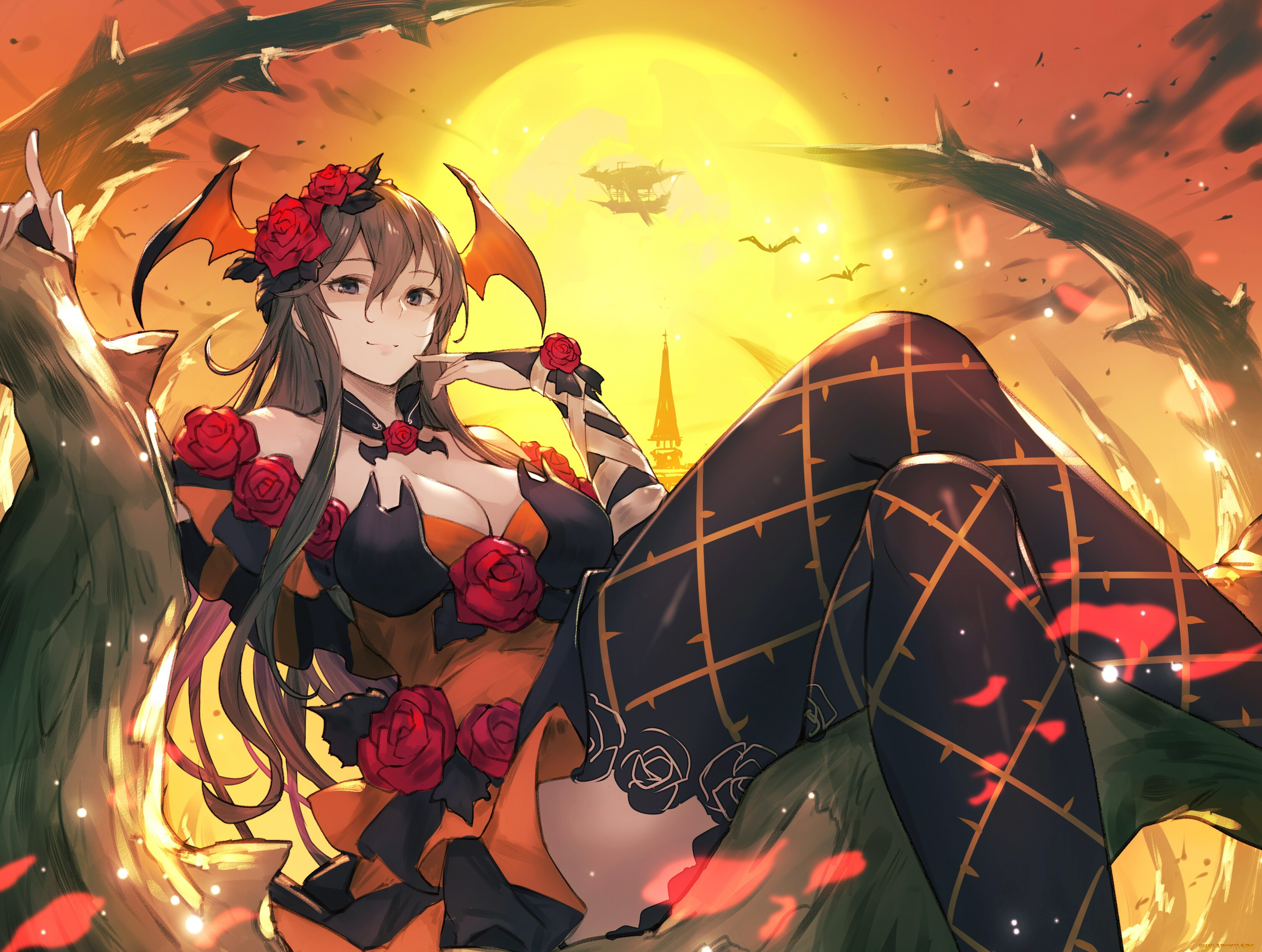 аниме, granblue, fantasy, девушка