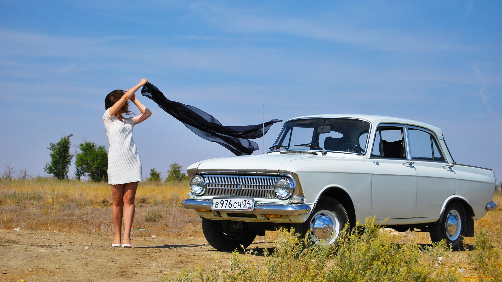 иж-, 412, автомобили, -авто, с, девушками, автомобиль, иж-, 412, девушка