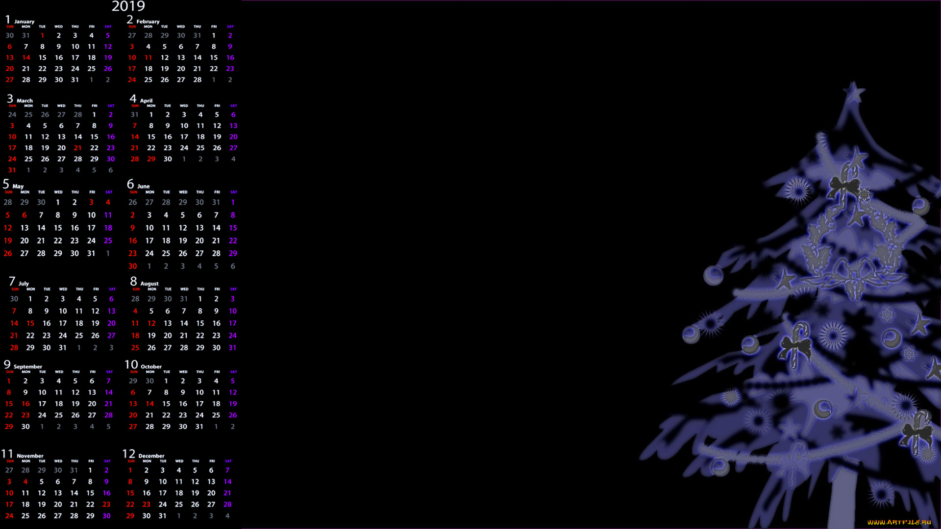 календари, праздники, , салюты, черный, фон, елка