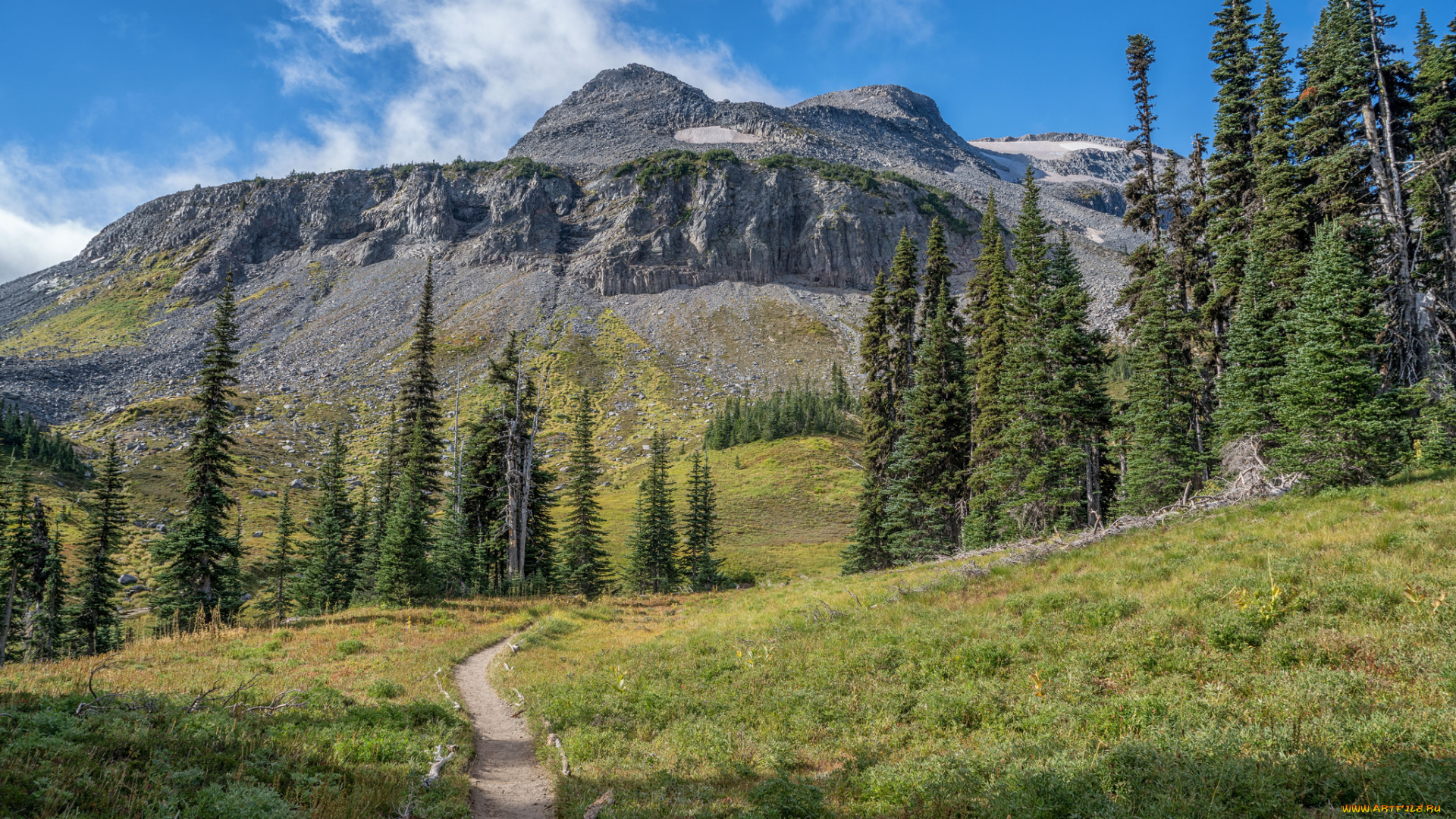 природа, горы, простор