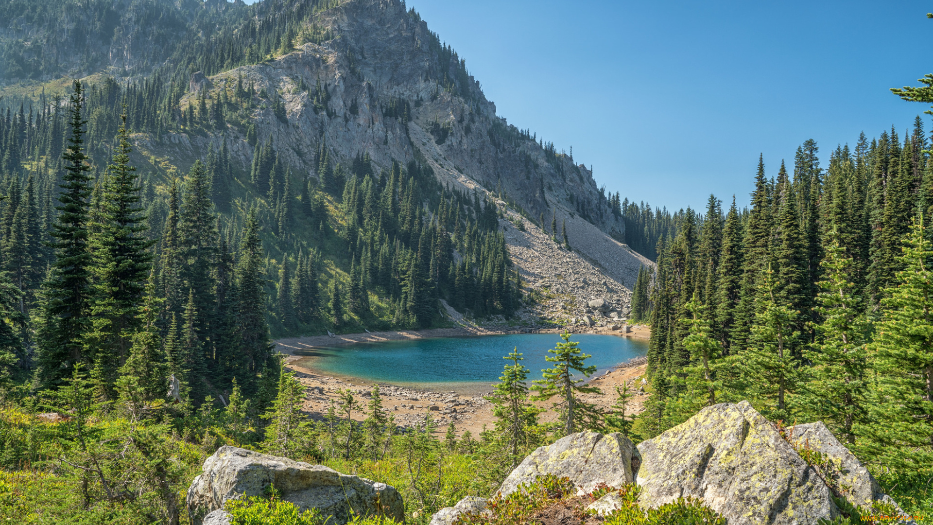 природа, горы, простор