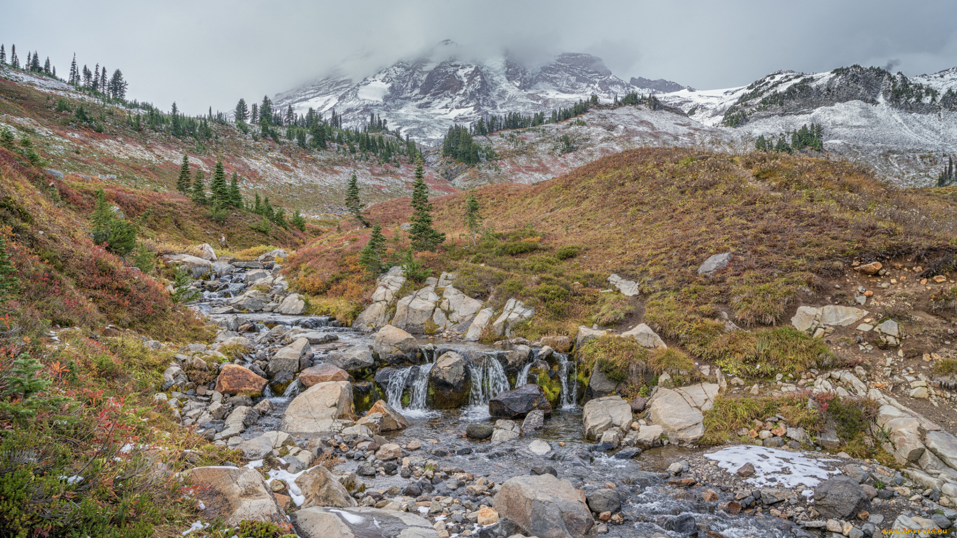 природа, горы, простор